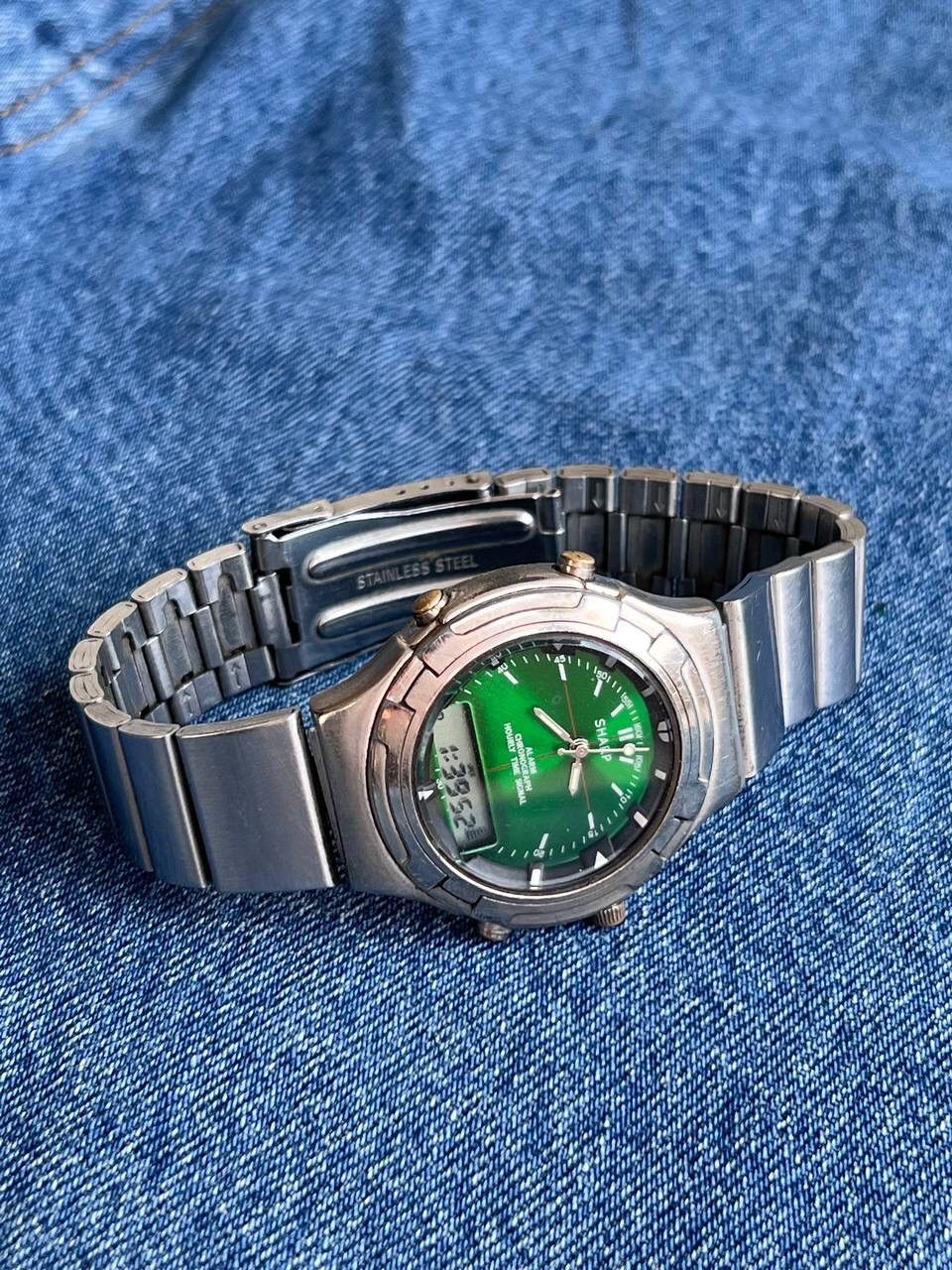 Japanese Brand × Vintage Vintage Double Dial Digital Japanese style futuristic Watch Size ONE SIZE - 1 Thumbnail