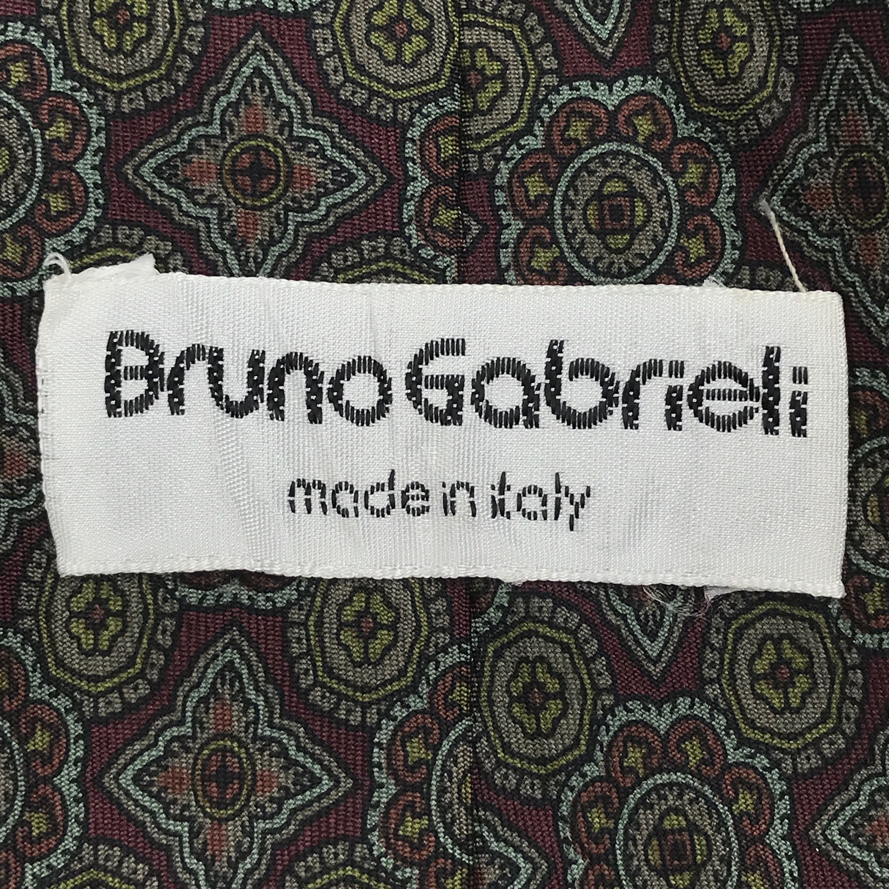 Vintage Vintage Bruno Gabrieli Silk Necktie Size ONE SIZE - 6 Thumbnail
