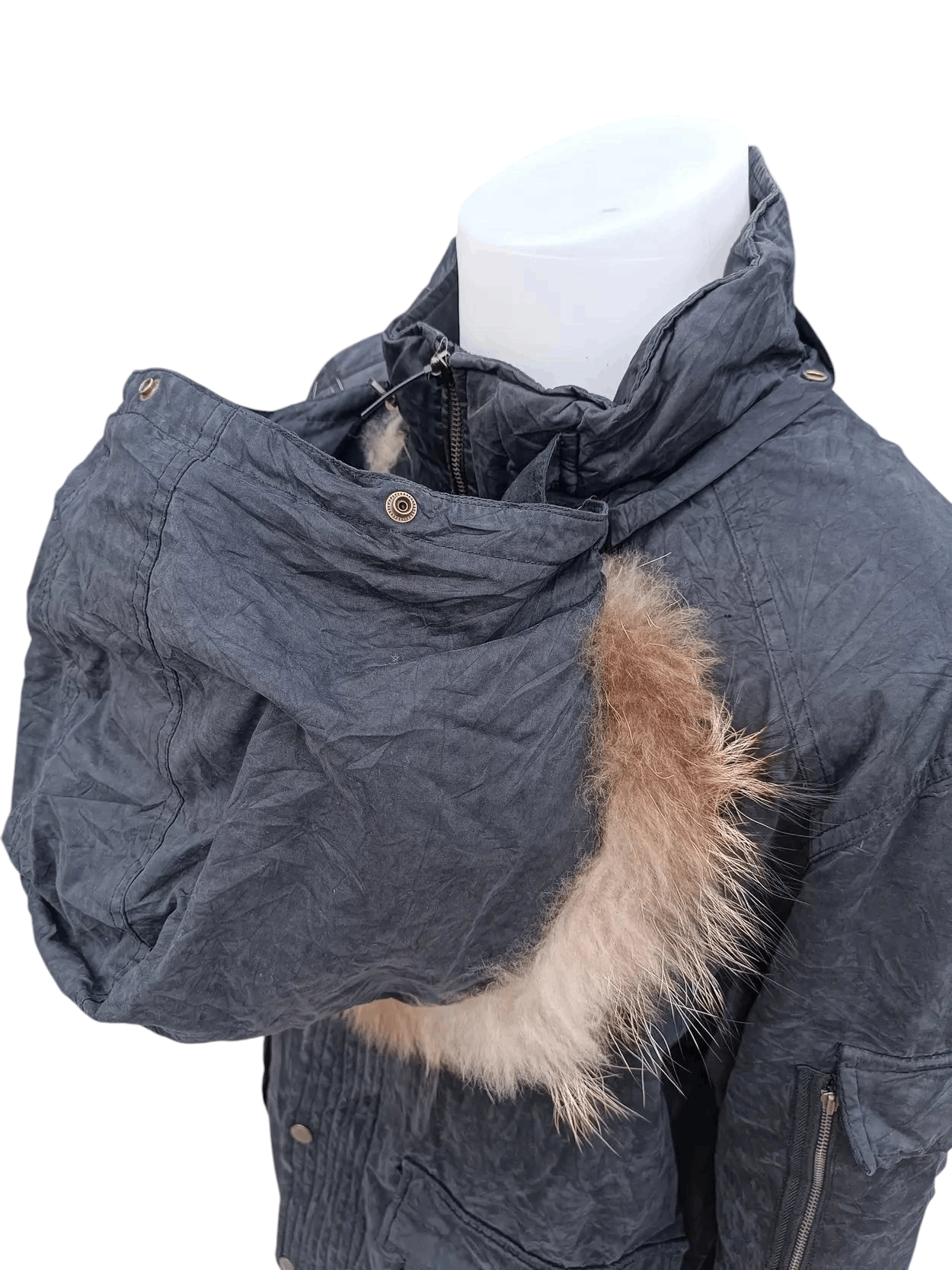 Japanese Brand ASK ENQUIRED FUR HOODIE JACKET FR005 Size US L / EU 52-54 / 3 - 6 Thumbnail