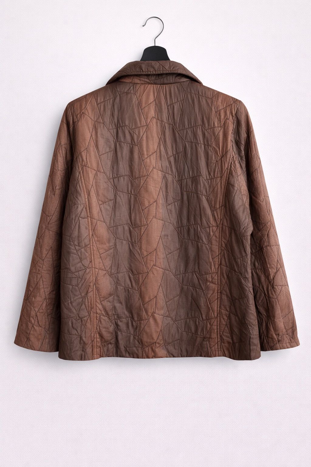 Japanese Brand J. Satterwhite Quilted Jacket Brown Lightweight Size M / US 6-8 / IT 42-44 - 2 Thumbnail