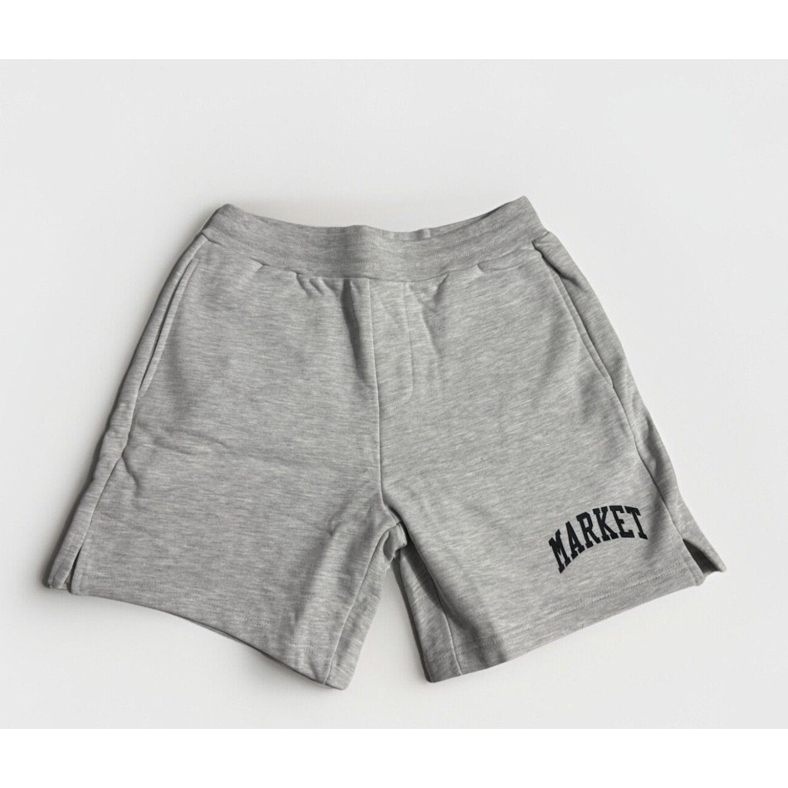 Market NEW Market Shorts Mens Large Grey Sweat Drawstring CottonUSA Size US 36 / EU 52 - 2 Thumbnail