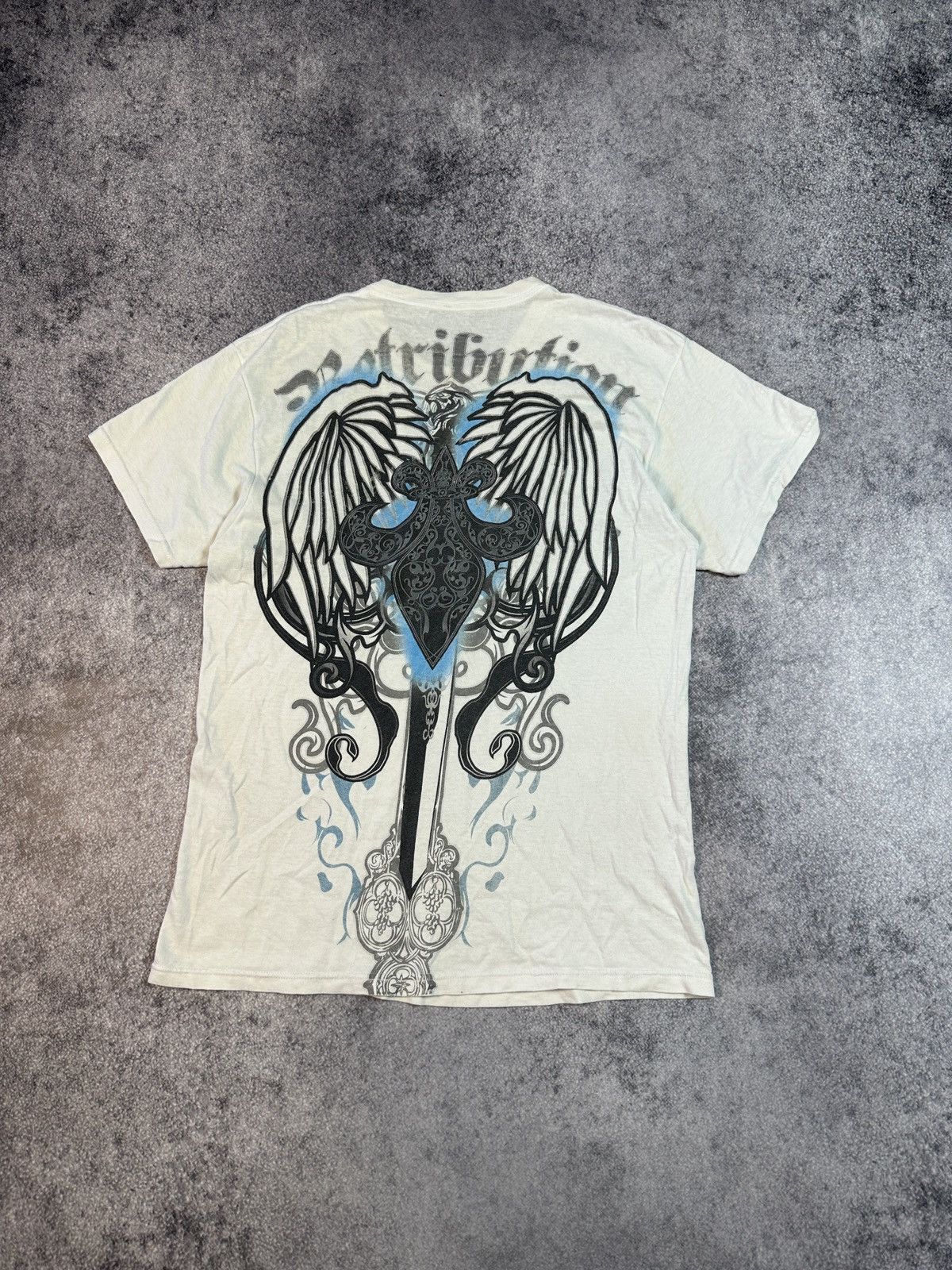 Other Y2K Style Affliction Logo T-shirt Streetwear Rare Opium L Size US L / EU 52-54 / 3 - 4 Thumbnail