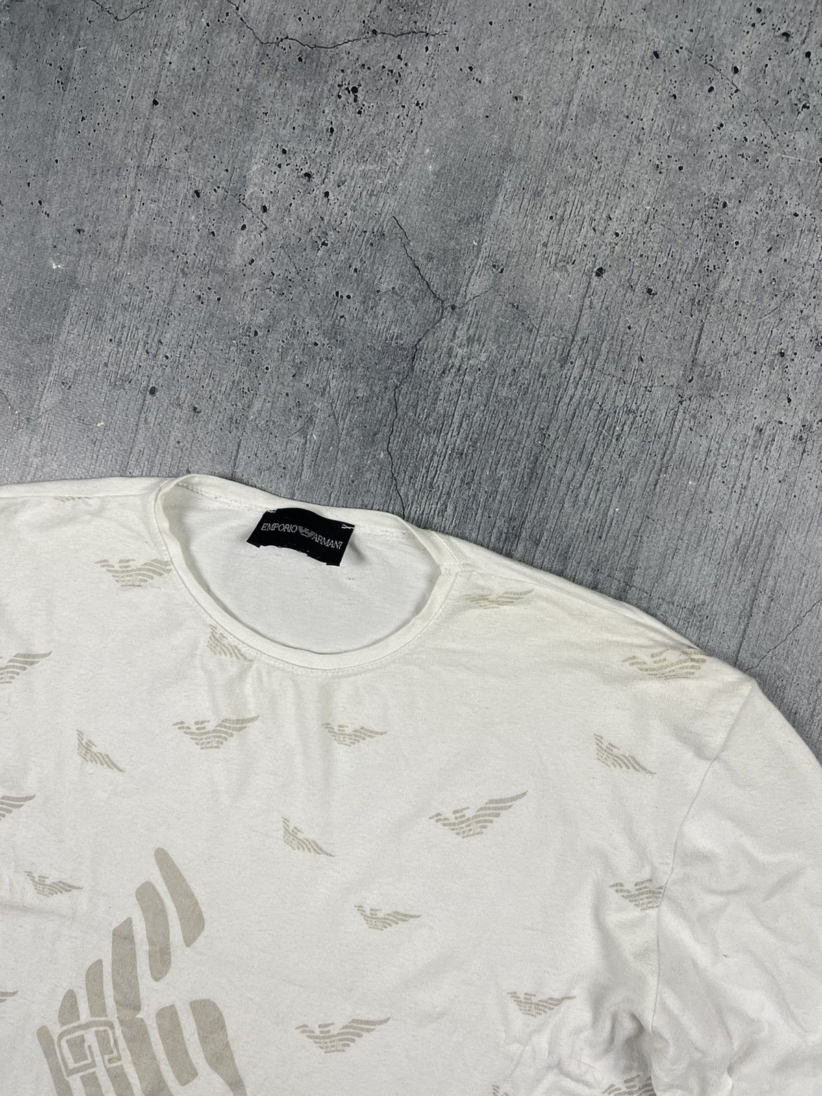Giorgio Armani Vintage Armani Monogram Logo long sleeve T-shirt Size US M / EU 48-50 / 2 - 4 Thumbnail