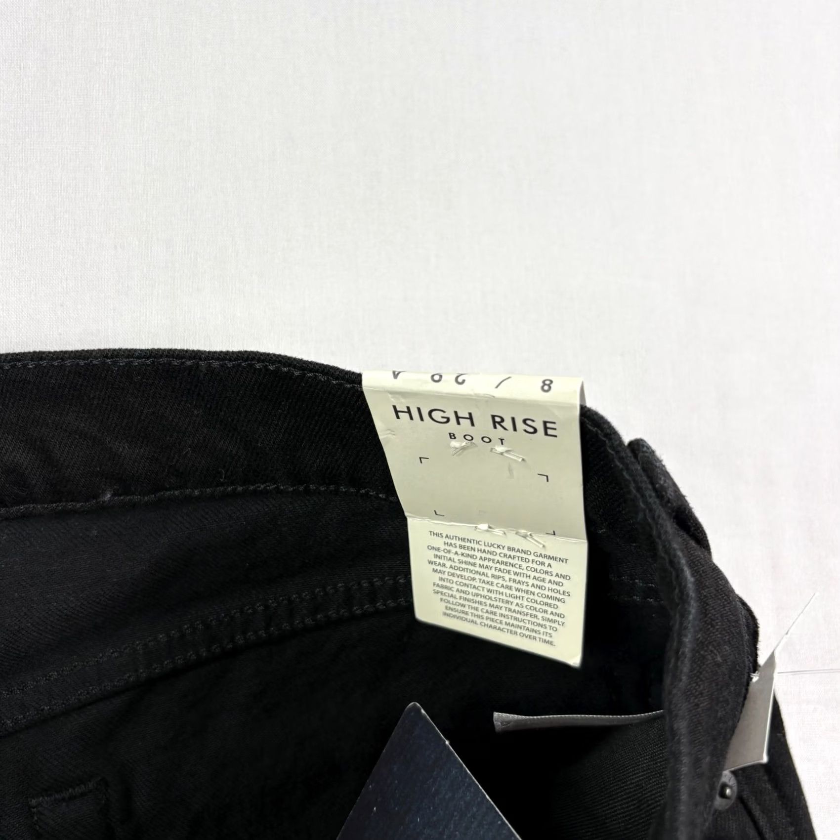 Lucky Brand Lucky Brand Jeans Womens 8/29 Black Mid Rise Straight Ankle Fringed Hem NEW READ Size 30" / US 8 / IT 44 - 5 Thumbnail
