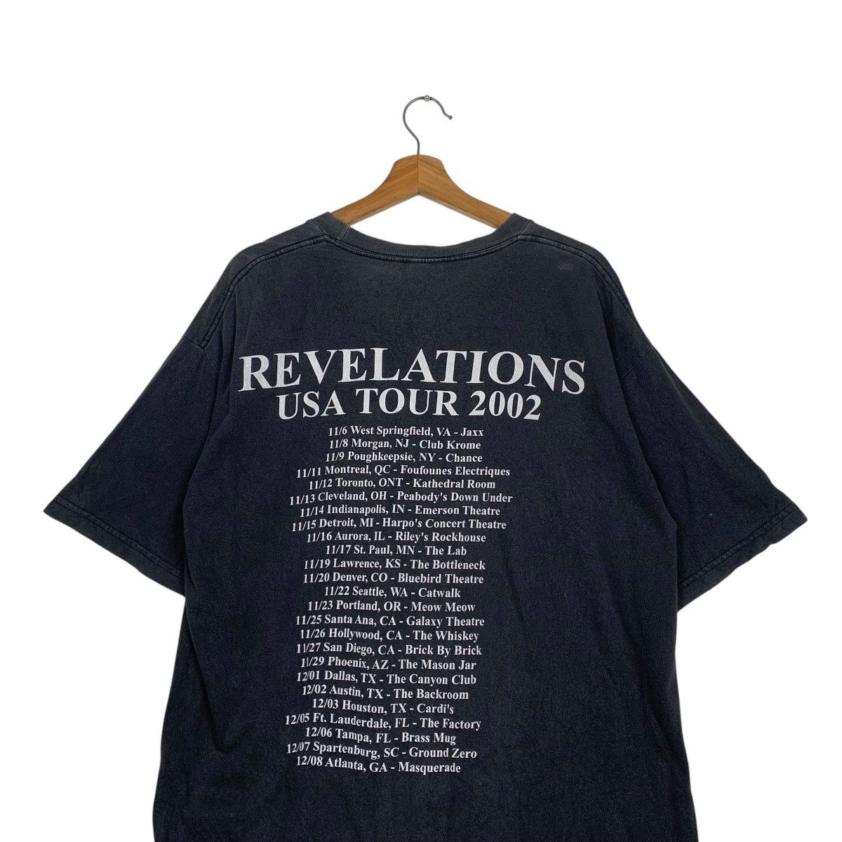 Band Tees Vintage Vader Revelations USA Tour 2002 Tee Size US XL / EU 56 / 4 - 8 Thumbnail