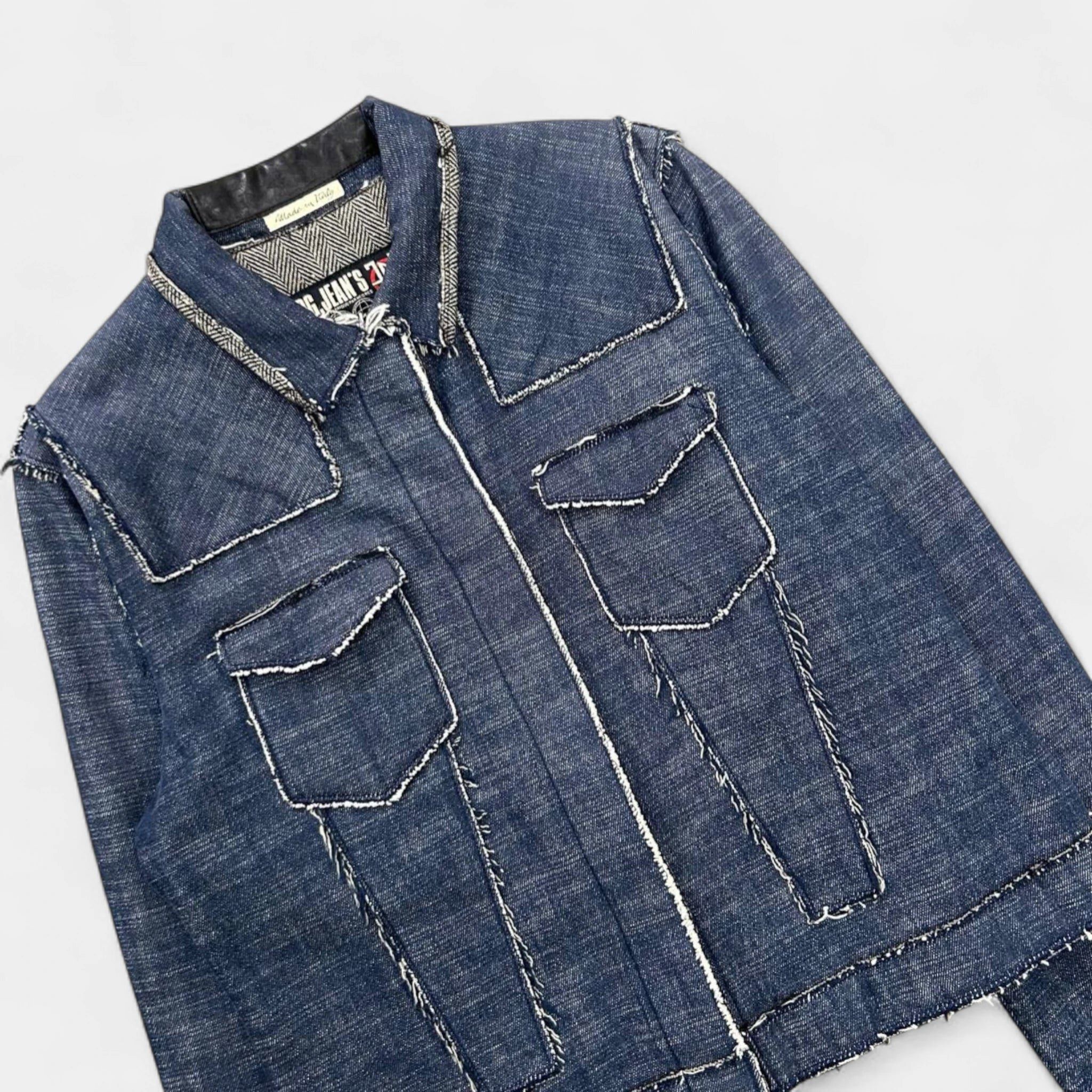 Jean Paul Gaultier Jean Paul Gaultier 90's Denim Magnet Jacket Size US M / EU 48-50 / 2 - 2 Thumbnail