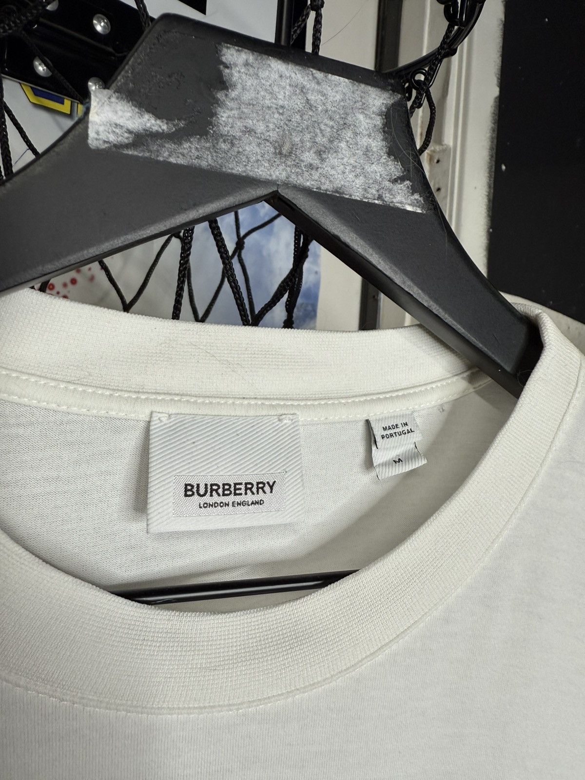 Burberry Burberry Kingdom T-Shirt White Spellout Tee Size Medium Size US M / EU 48-50 / 2 - 3 Thumbnail