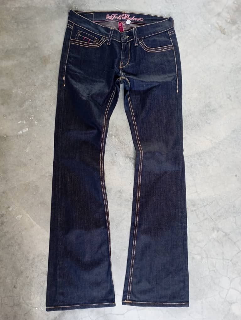Tornado Mart Flare Jeans Mud Rusty Ted Baker Bootcut Jeans Like New Size US 29 - 2 Thumbnail