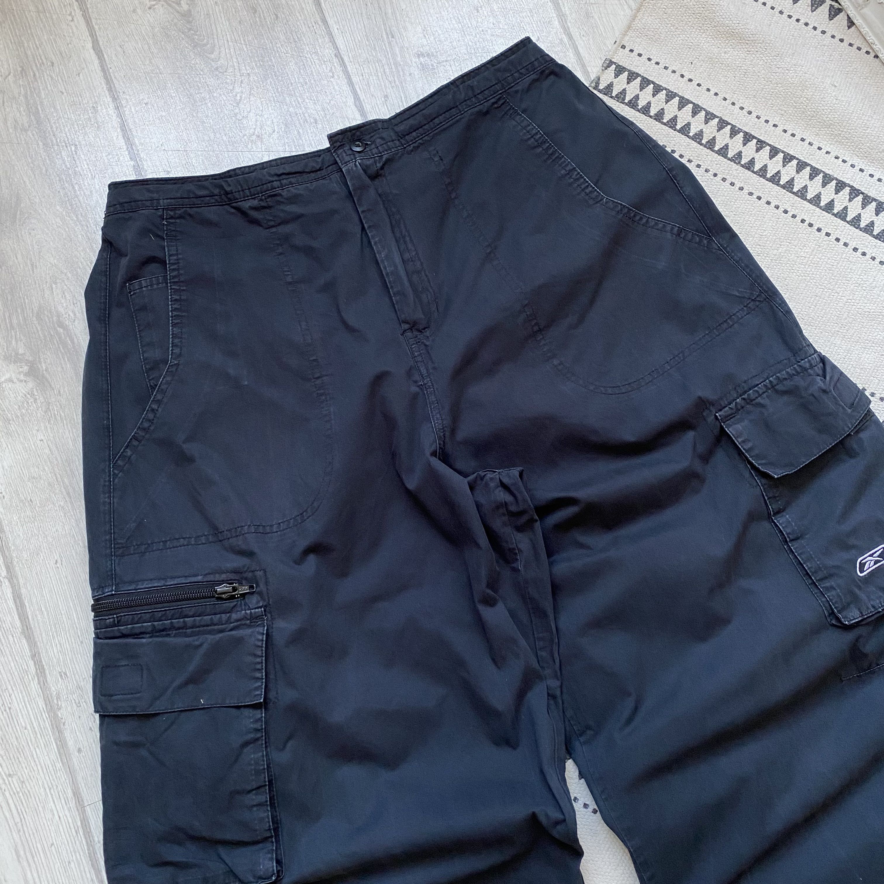 Reebok 🛹 Vintage 90s Reebok Military cargo pants baggy skater Size US 34 / EU 50 - 2 Thumbnail