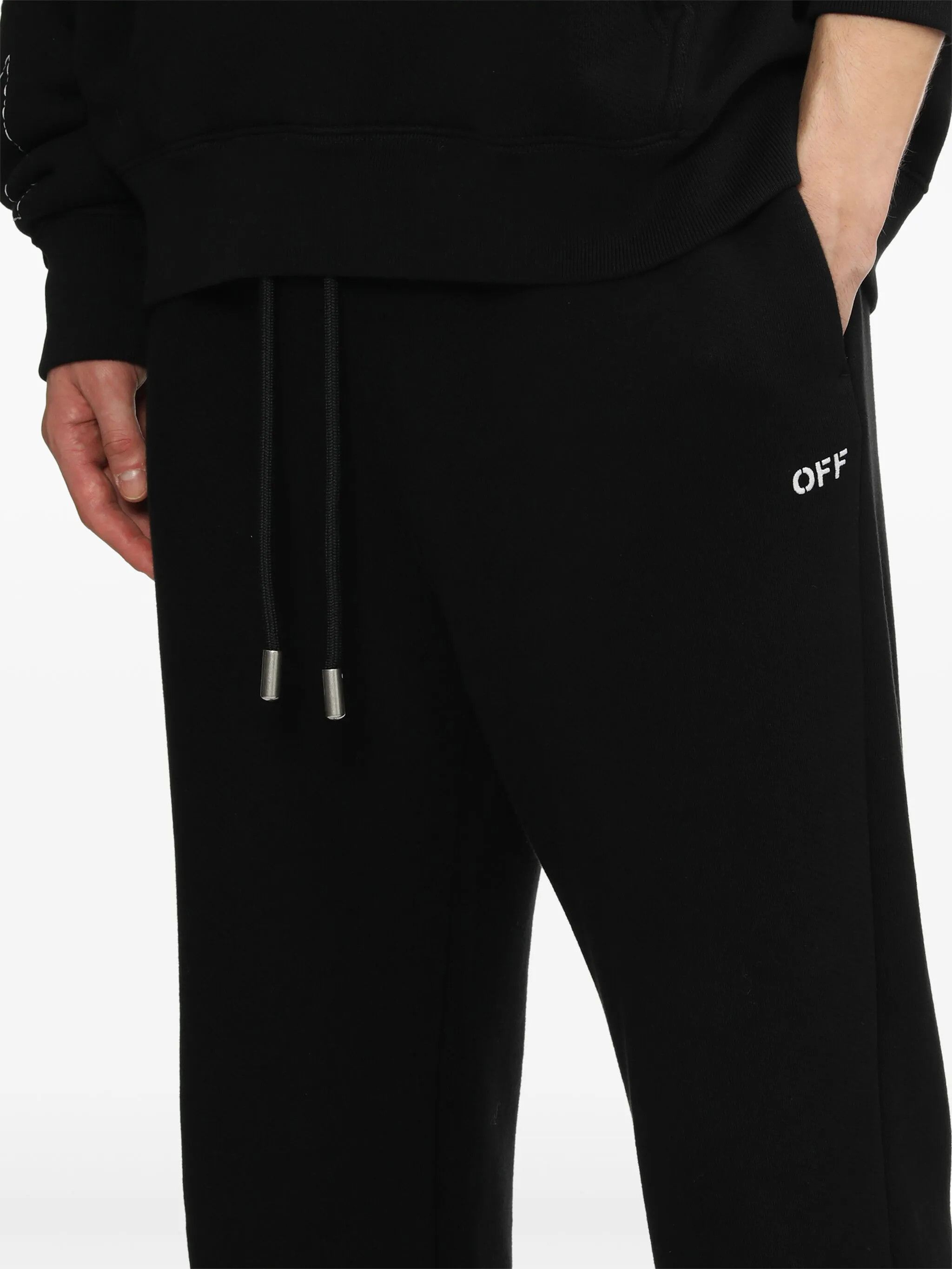 Off-White o1y0225 Logo Jogger & Sweatpant in Black Size US 32 / EU 48 - 3 Thumbnail