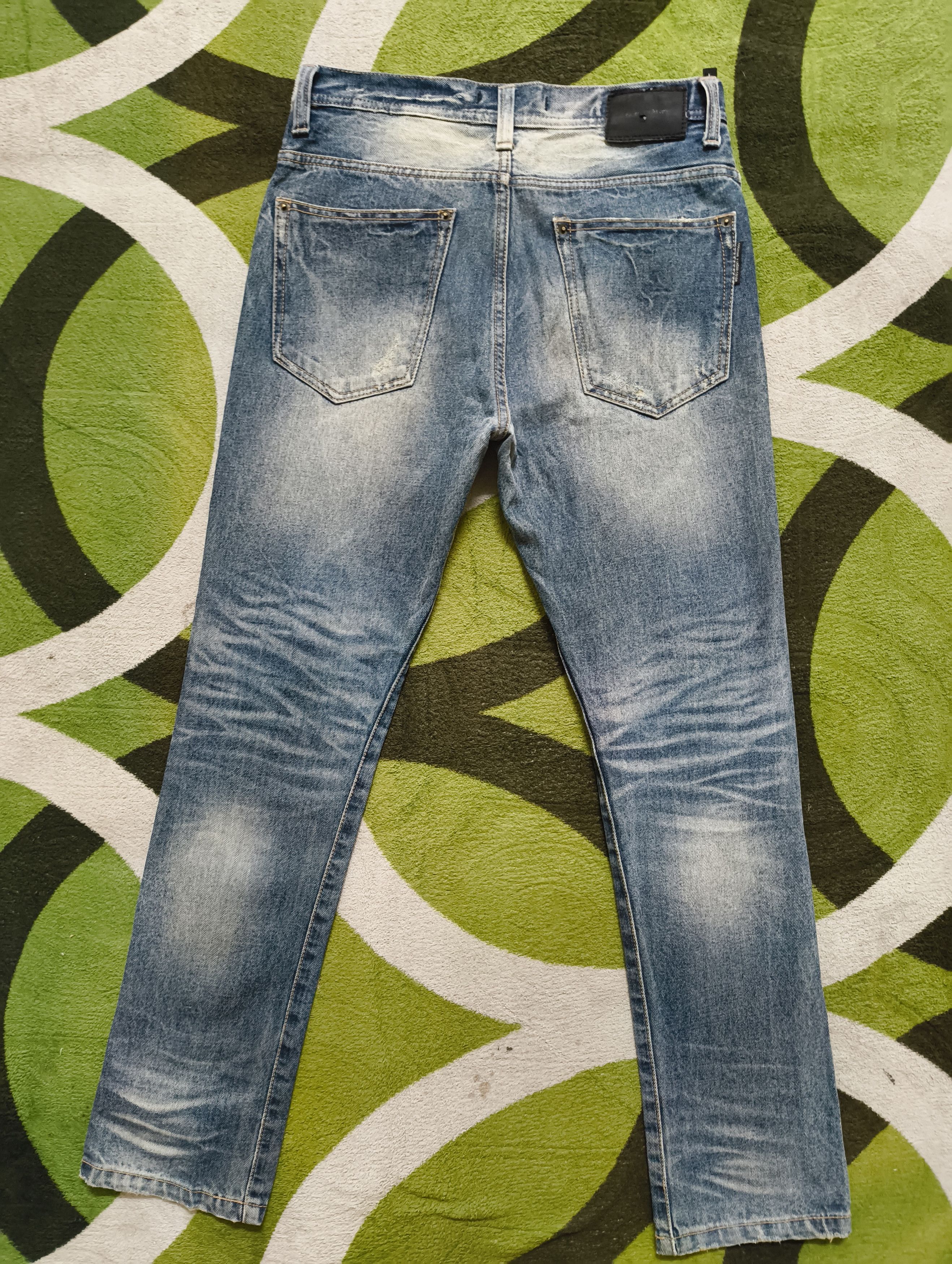 Japanese Brand × Undercover UNDERCOVER X CUSTOM DENIM JUN TAKAHASHI DUMI JEANS Size US 33 - 13 Thumbnail