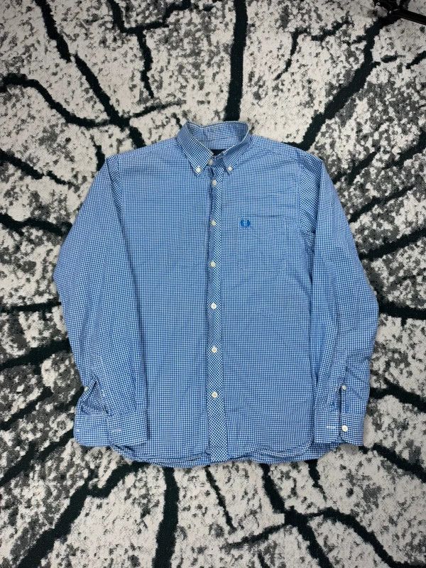 Fred Perry Fred Perry checkered shirt S logo blue Size US S / EU 44-46 / 1 - 1 Thumbnail
