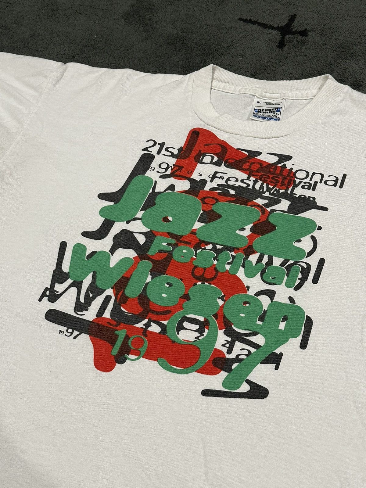 Band Tees × Vintage Vintage Super Rare “Jazz Festival Wiesen 1997” Single Stitch Size US XL / EU 56 / 4 - 3 Thumbnail
