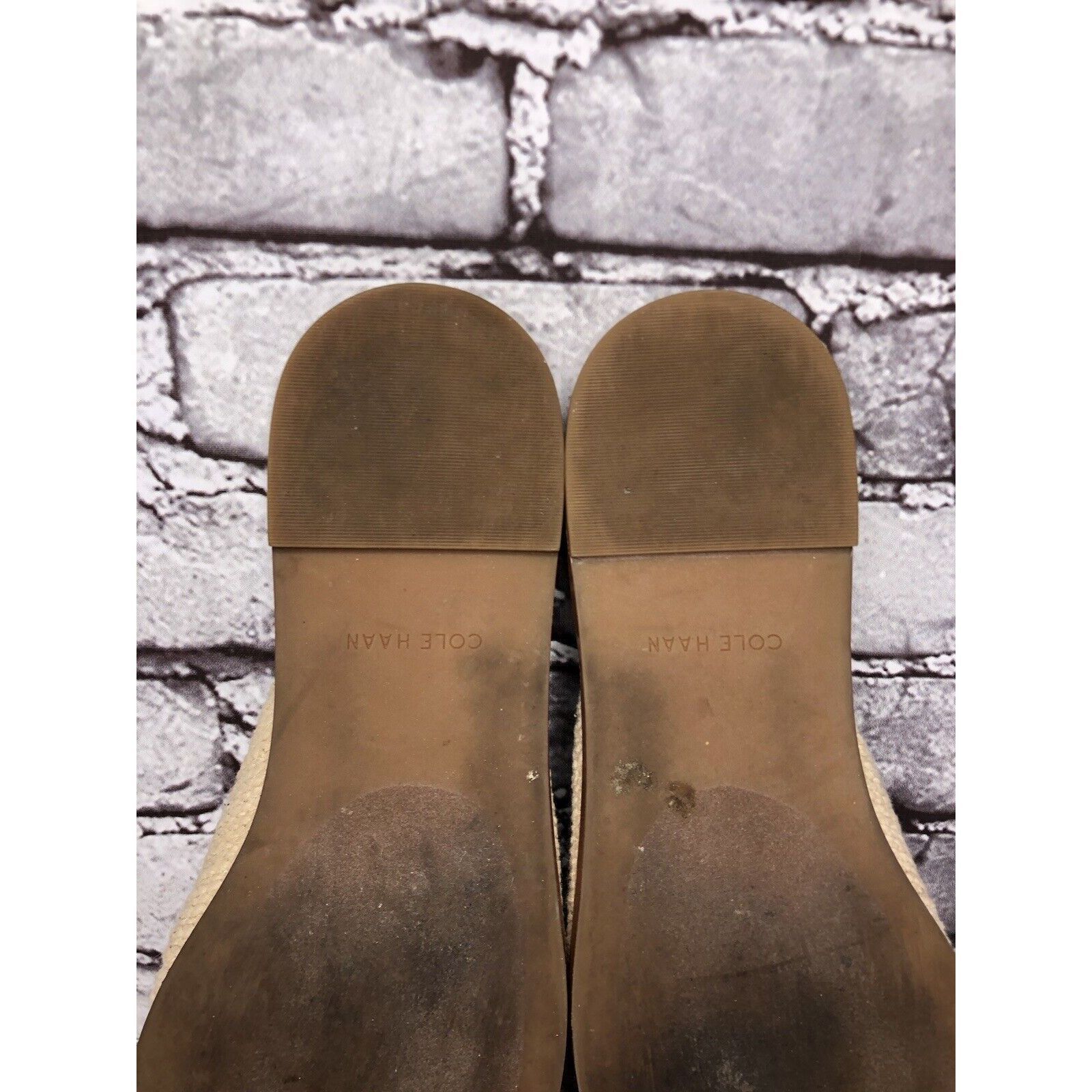 Cole Haan Cole Haan Grand Os Beige Cream Fabric Slides Sandals Women S Size US 8 / IT 38 - 6 Thumbnail