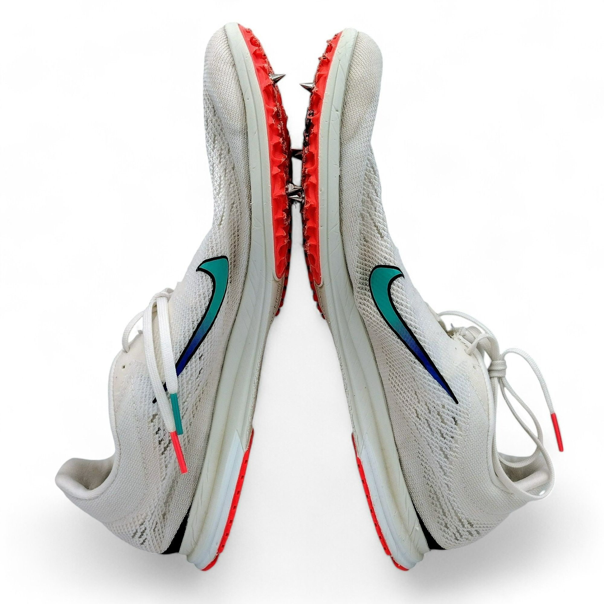 Nike Nike Air Zoom Streak LT 4 Spikes Flat White Ombre Cleats Size US 10.5 / EU 43-44 - 6 Thumbnail
