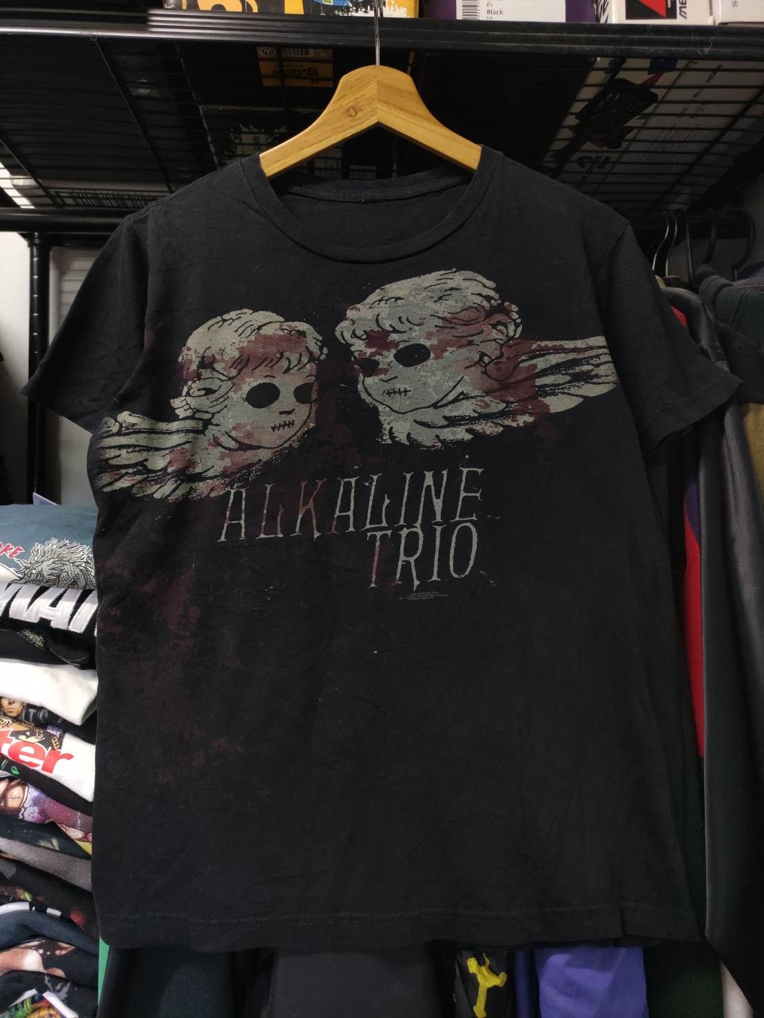 Band Tees Vtg 00's Alkaline Trio Death Cherub Band T-Shirt Size US S / EU 44-46 / 1 - 2 Thumbnail