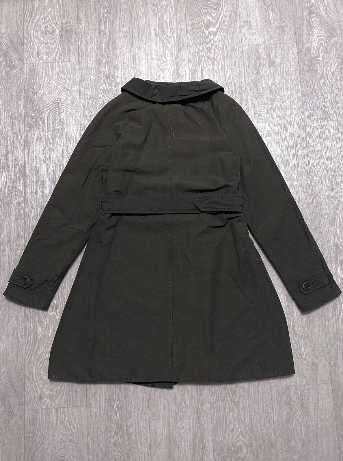 Aspesi Alberto Aspesi Thermore Insulated Khaki Green Trench Coat Size M / US 6-8 / IT 42-44 - 7 Thumbnail