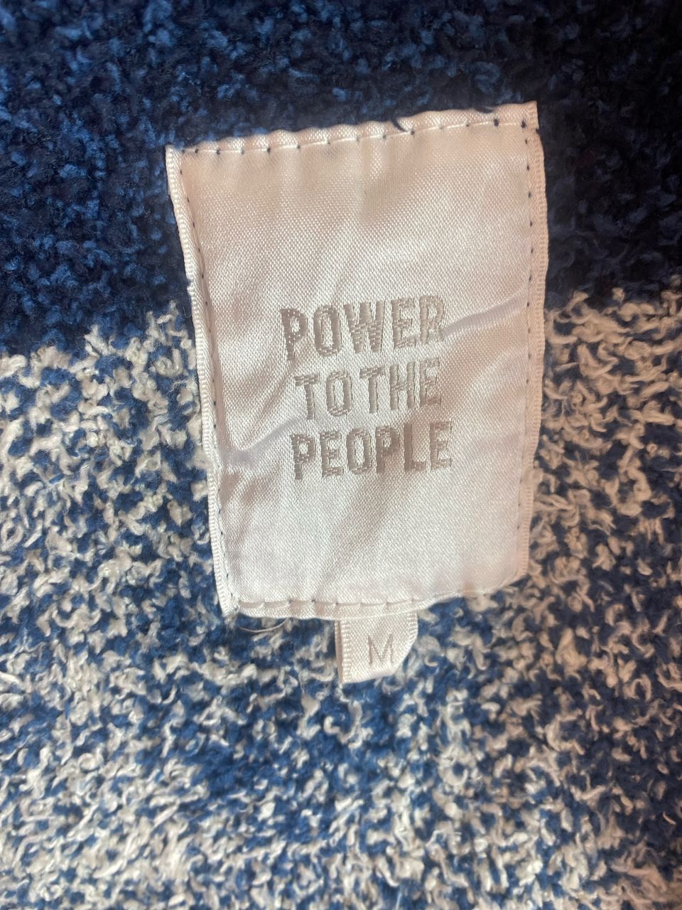 Japanese Brand Power To The People knit cardigan native jacket smiley logo Size US M / EU 48-50 / 2 - 4 Thumbnail