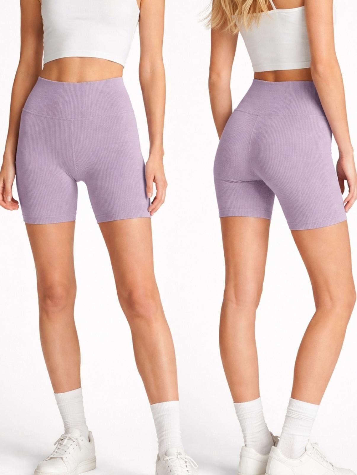 Everlane Everlane The Seamless Ribbed Bike Short Size 28" / US 6 / IT 42 - 1 Thumbnail