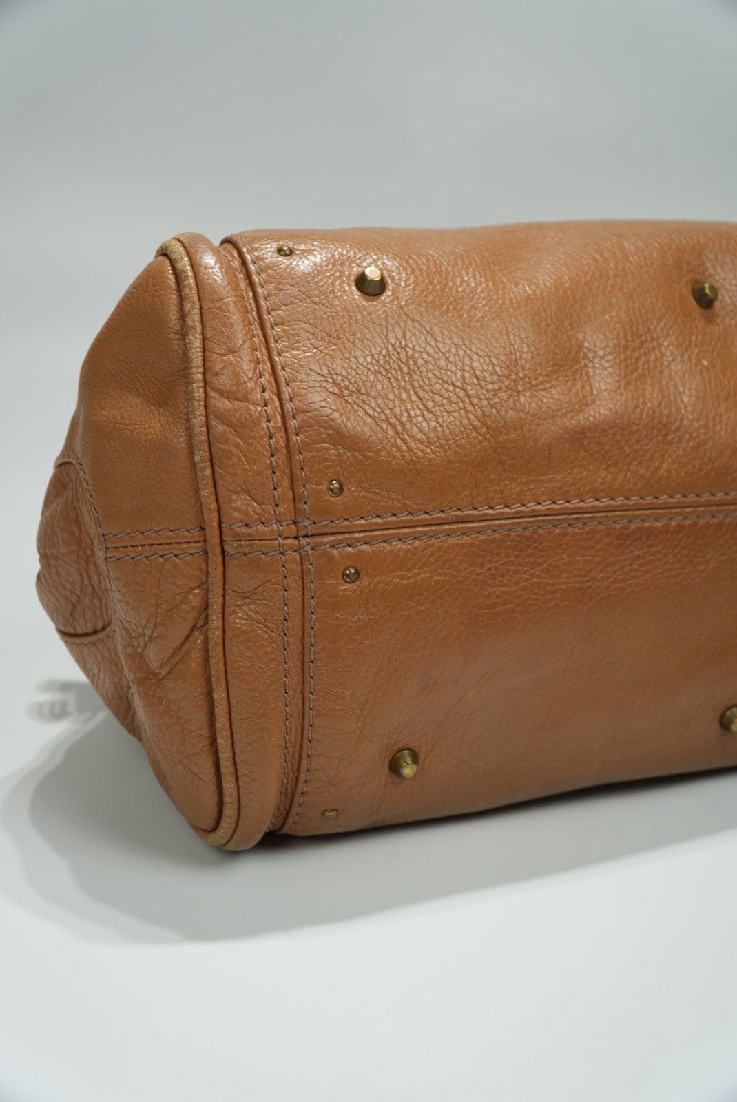 Chloe Chloe Paddington Shoulder Bag Leather Brown Gold Size ONE SIZE - 7 Thumbnail