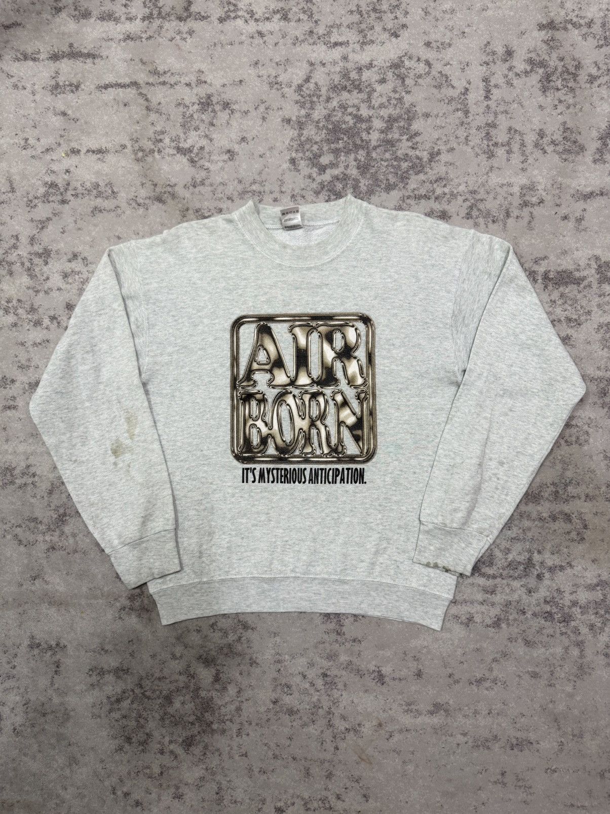 Vintage Vintage 90s Air Born it’s mysterious anticipation Sweatshirt Size US S / EU 44-46 / 1 - 3 Thumbnail