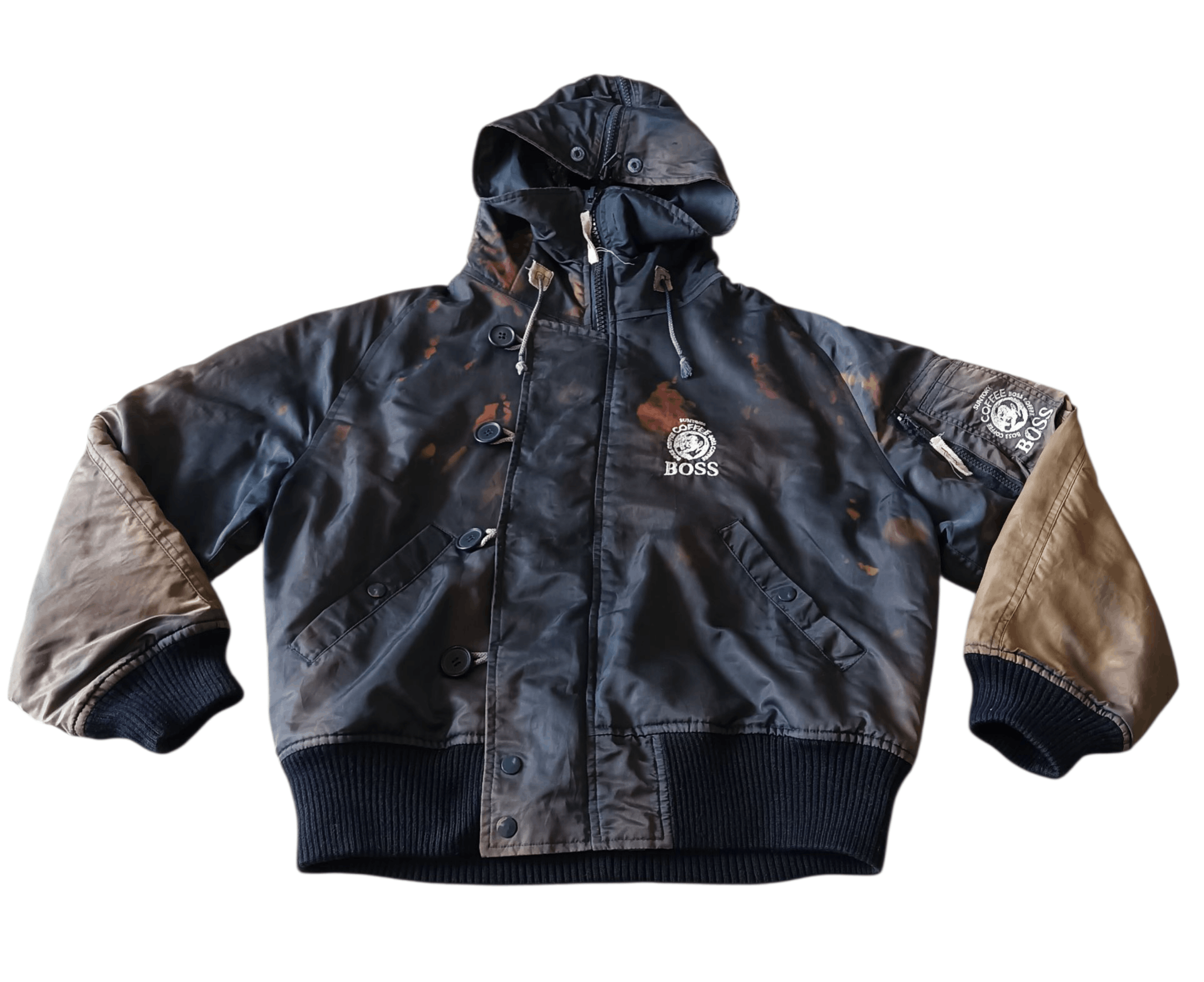 Other Vintage Thrashed Faded Suntory Coffee Boss Bomber Jacket Size US M / EU 48-50 / 2 - 4 Thumbnail
