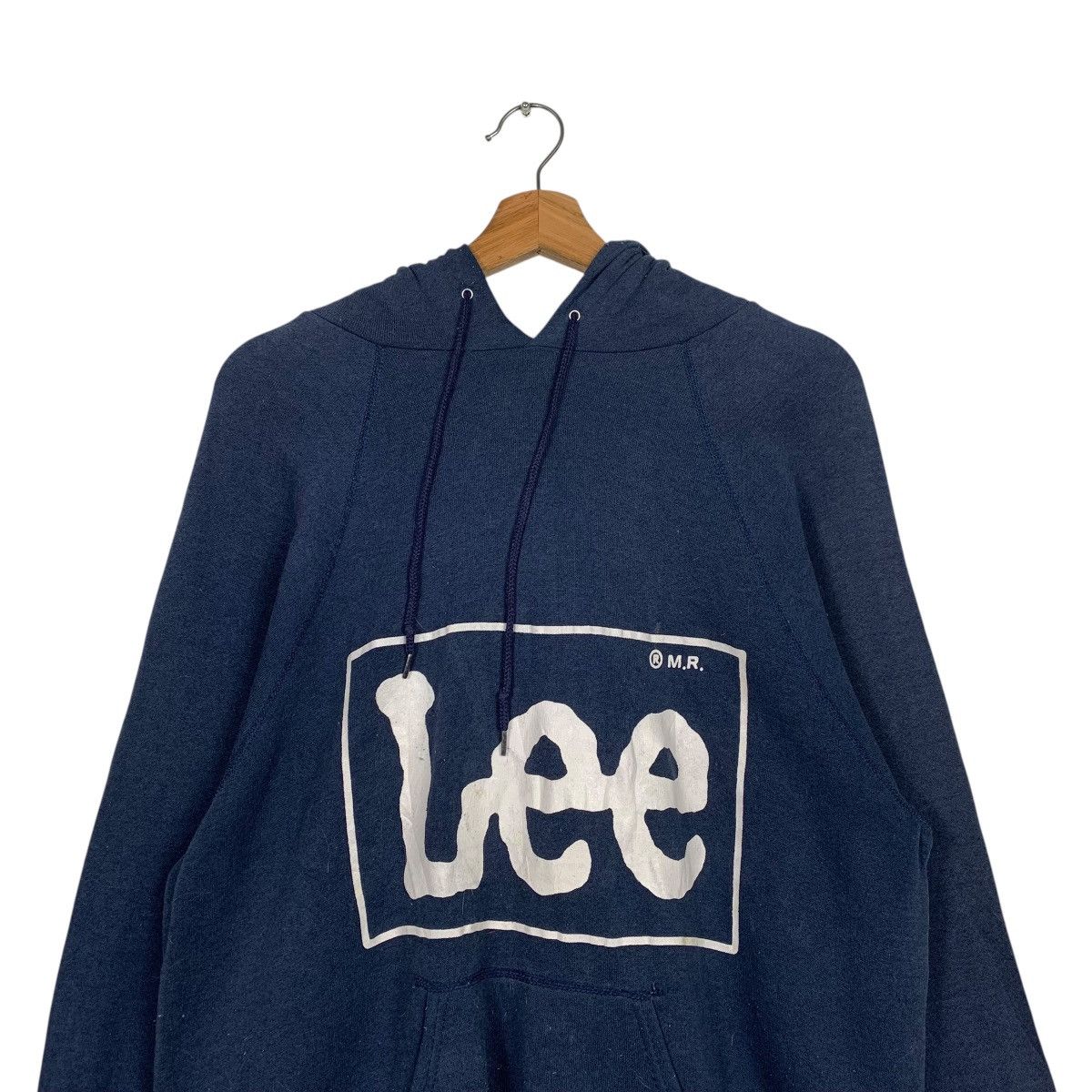 Lee Vintage Lee Big Logo Pullover Hoodie Made In USA Size US L / EU 52-54 / 3 - 11 Thumbnail