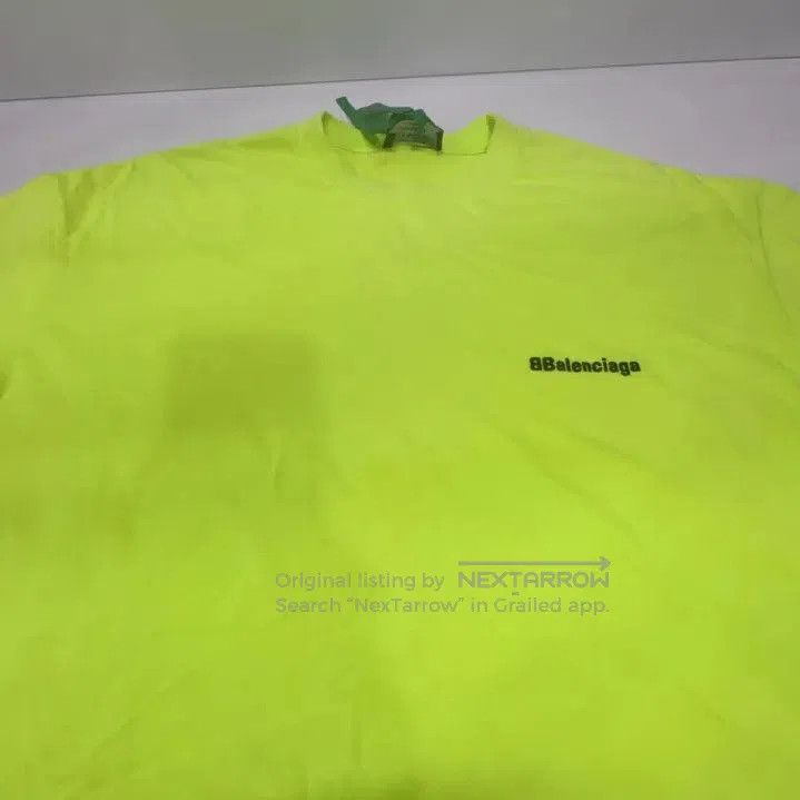 Balenciaga Balenciaga SS22 Neon Logo Print T. Size US M / EU 48-50 / 2 - 3 Thumbnail