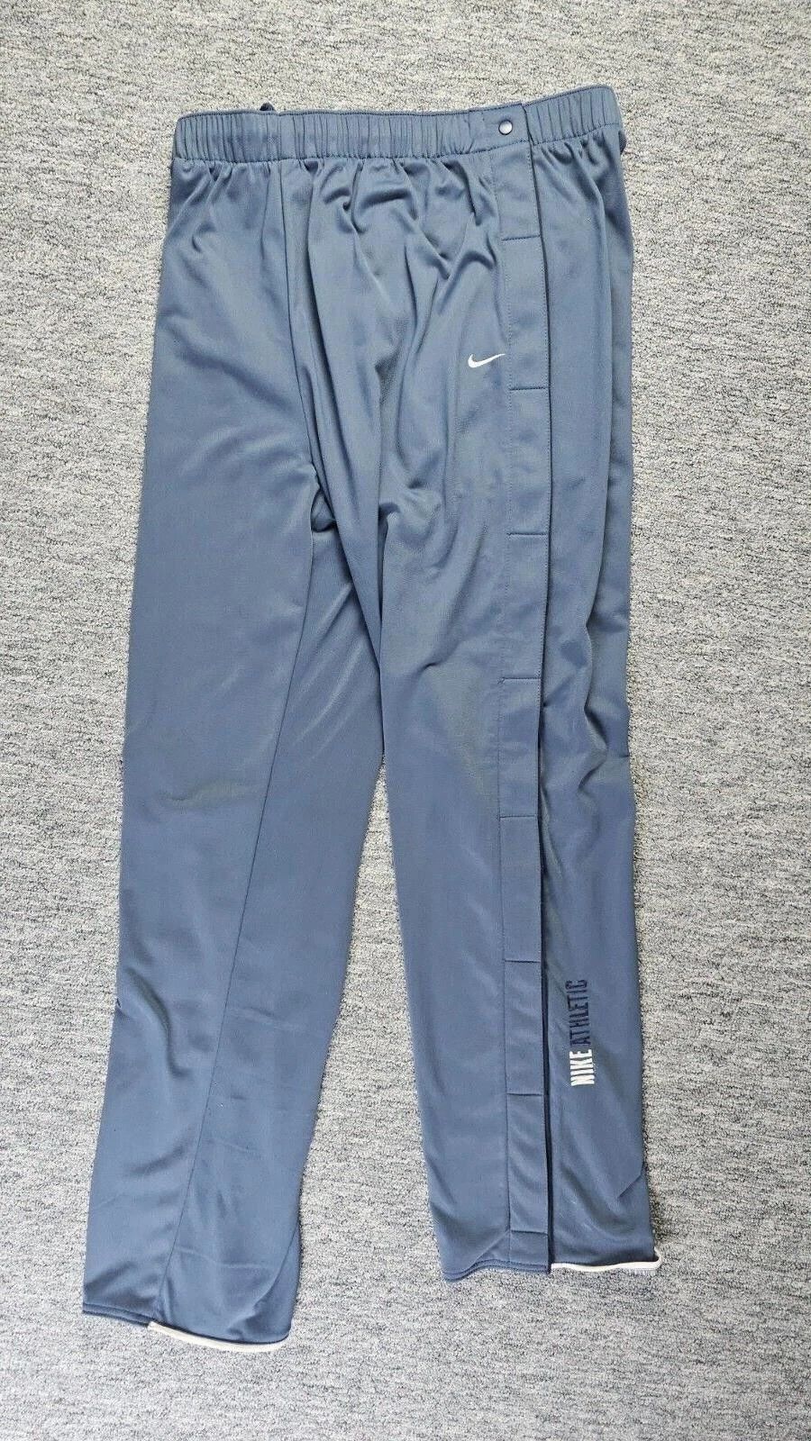 Nike Nike Breakaway Tearaway Snap Track Pants Blue Vintage Men XL Size US 33 - 1 Thumbnail