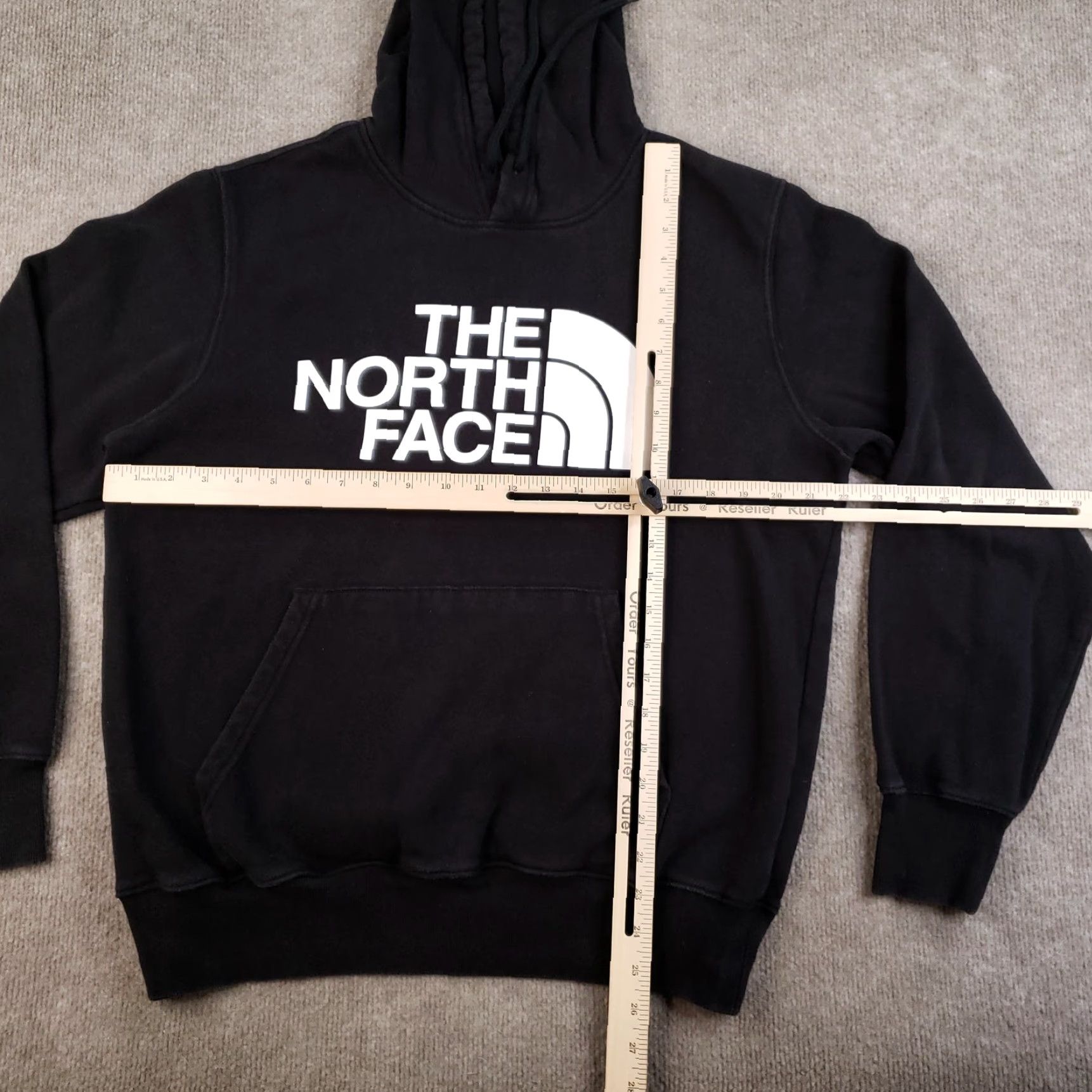 The North Face The North Face Hoodie Mens M Black Pullover Sweatshirt Big Logo Outdoor Fleece Size US M / EU 48-50 / 2 - 2 Thumbnail