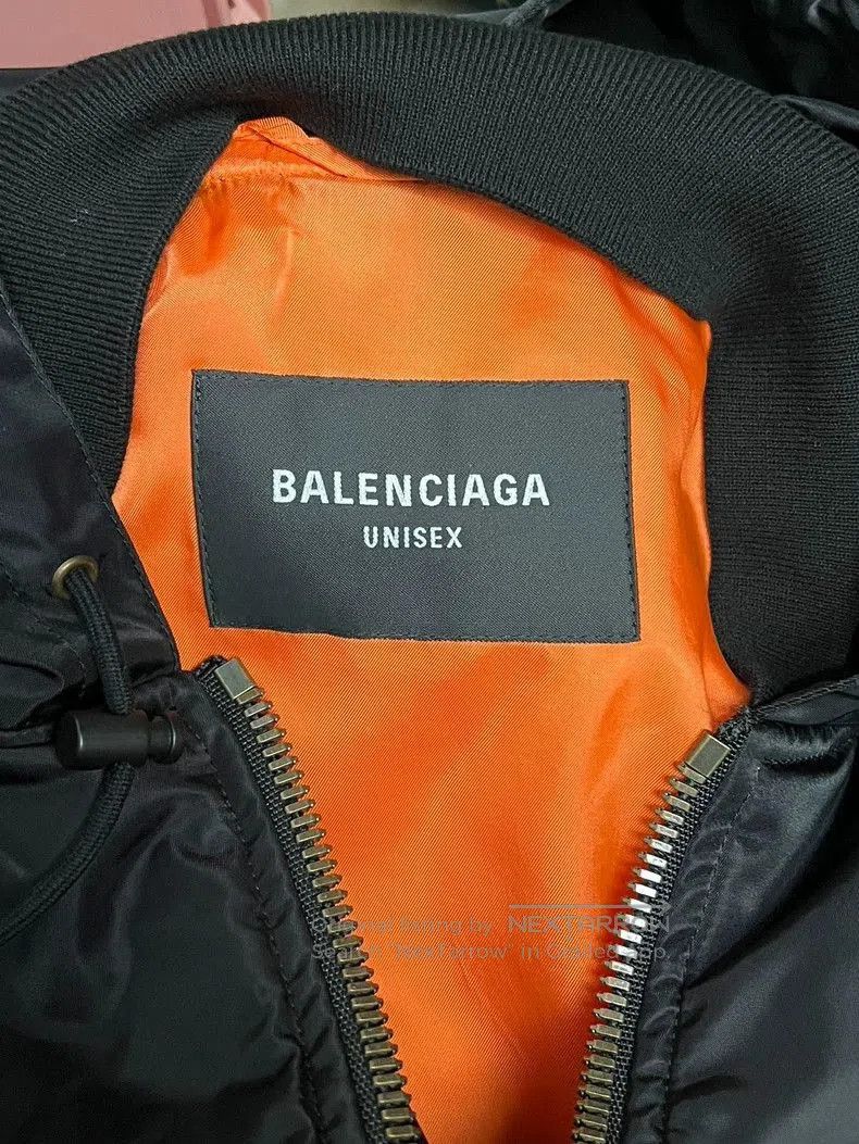 Balenciaga Balenciaga 3B Embroidered Nylon Bomber Jacket. Size US L / EU 52-54 / 3 - 4 Thumbnail