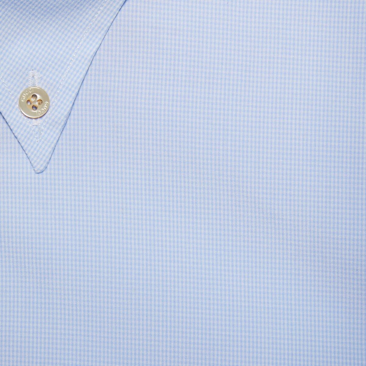 Gucci 48 M Gucci Blue Cotton Pikarar Animal Avocado Button Shirt Size US M / EU 48-50 / 2 - 4 Thumbnail