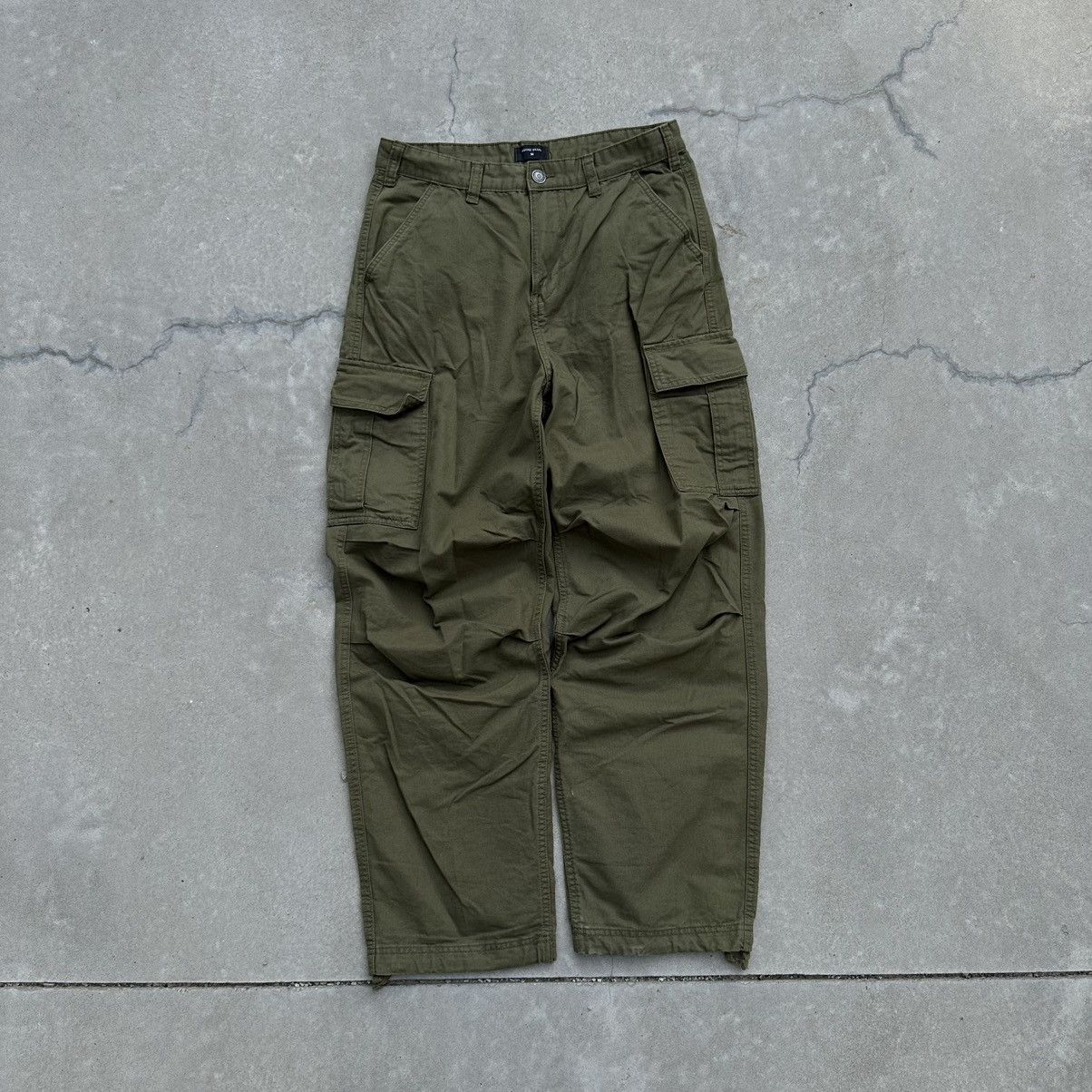 Japanese Brand × Vintage Vintage Japanese Style Cropped Pants Multi-pocket Y2K 00s Size US 33 - 1 Thumbnail