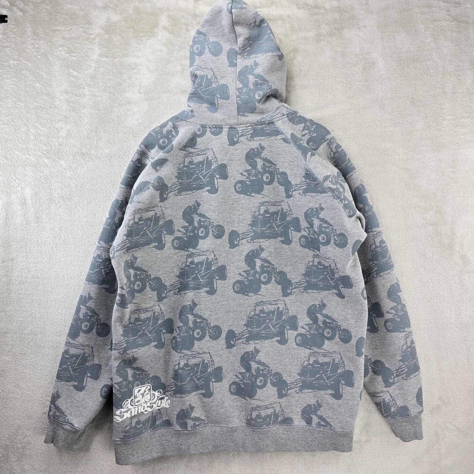 Other Vintage Sand Ste Zip Up Hoodie XL AOP Motocross ATV Y2K Size US XL / EU 56 / 4 - 8 Thumbnail