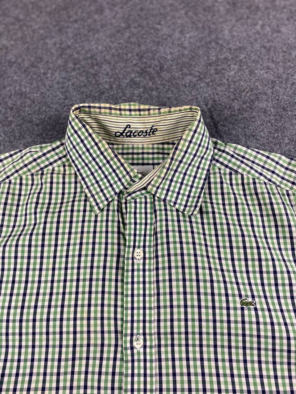 Lacoste lacoste checkered shirt very nice design Size US XL / EU 56 / 4 - 2 Thumbnail