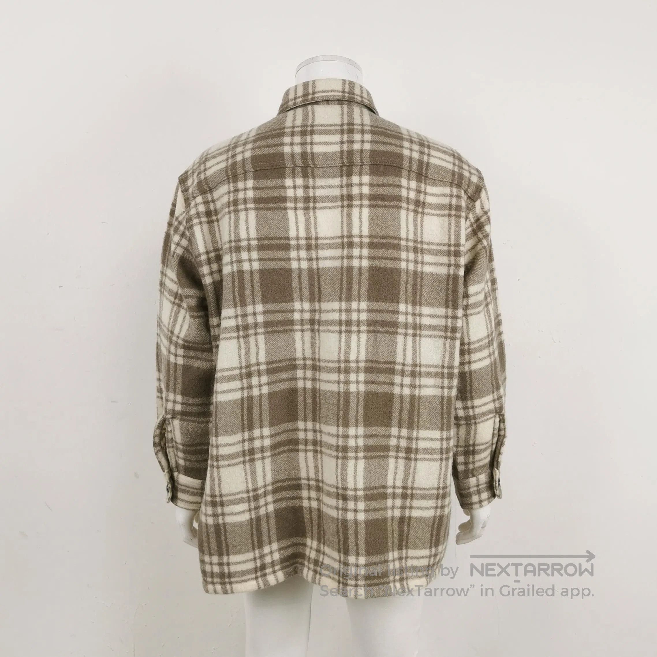 Louis Vuitton AMI Alexandre Mattiussi Wool Check Lapel Coat S. Size US S / EU 44-46 / 1 - 1 Thumbnail