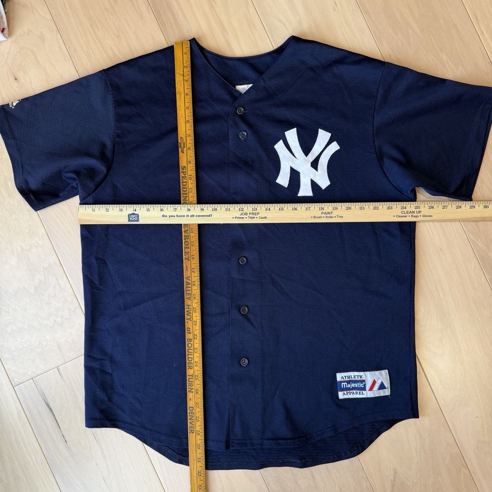 Majestic Vintage New York Yankees Jersey XL Navy 90s Majestic MLB Size US XL / EU 56 / 4 - 2 Thumbnail