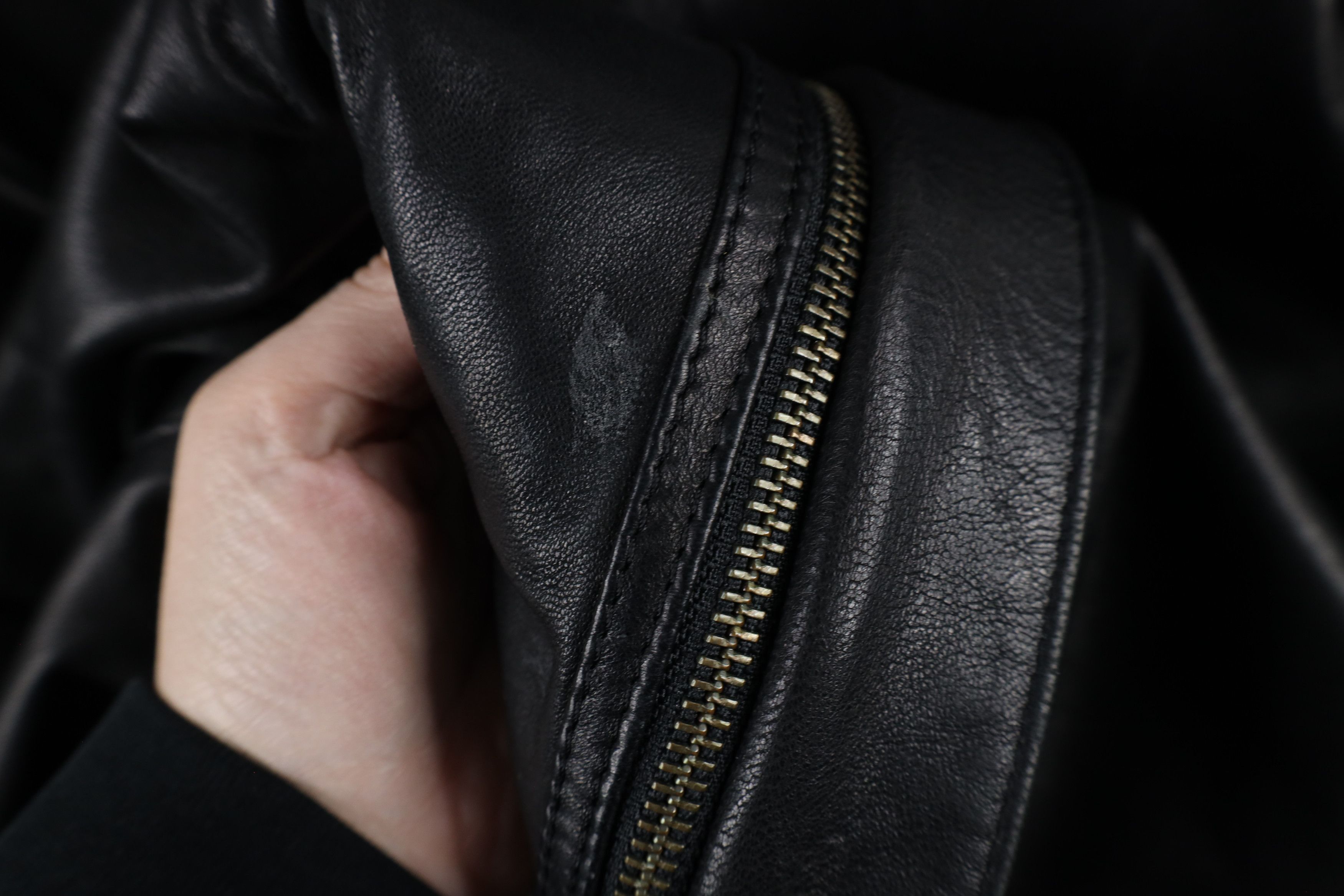 Vintage Vintage 90s Streetwear Soft Lambskin Leather Jacket Black Size US XXL / EU 58 / 5 - 11 Thumbnail