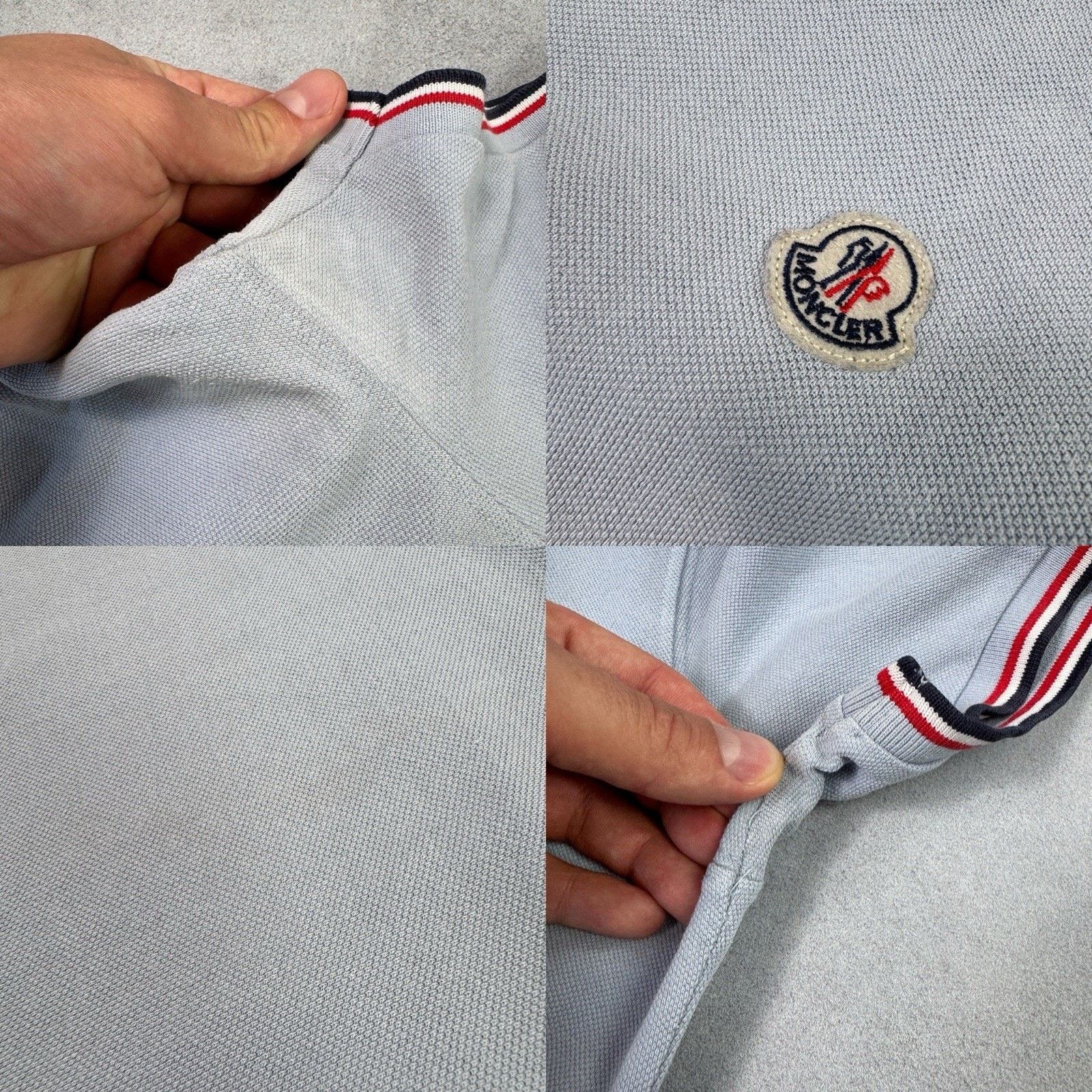 Moncler Moncler Maglia Polo Manica Corta Men T Shirt Tee Logo Size US L / EU 52-54 / 3 - 23 Thumbnail