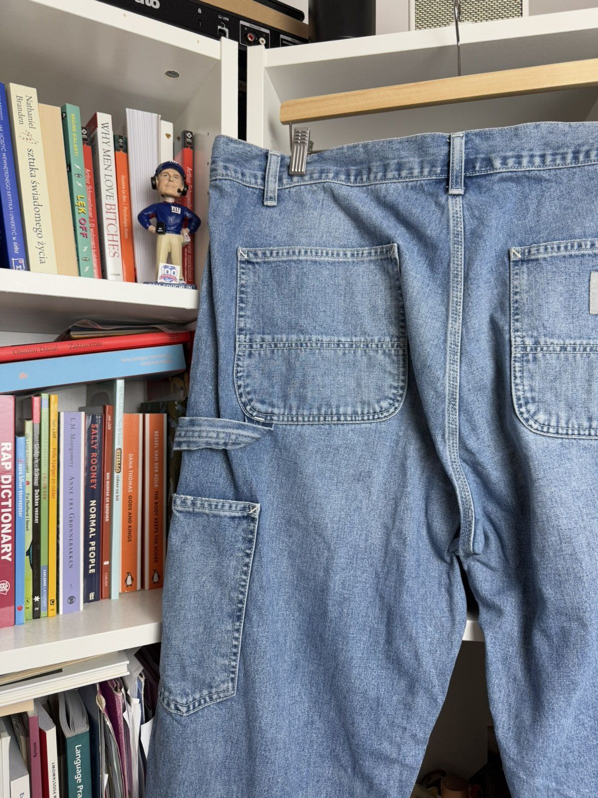 Carhartt × Carhartt Wip Carhartt wip babyblue denim single knee carpenter pants 38x32 Size US 38 / EU 54 - 5 Thumbnail