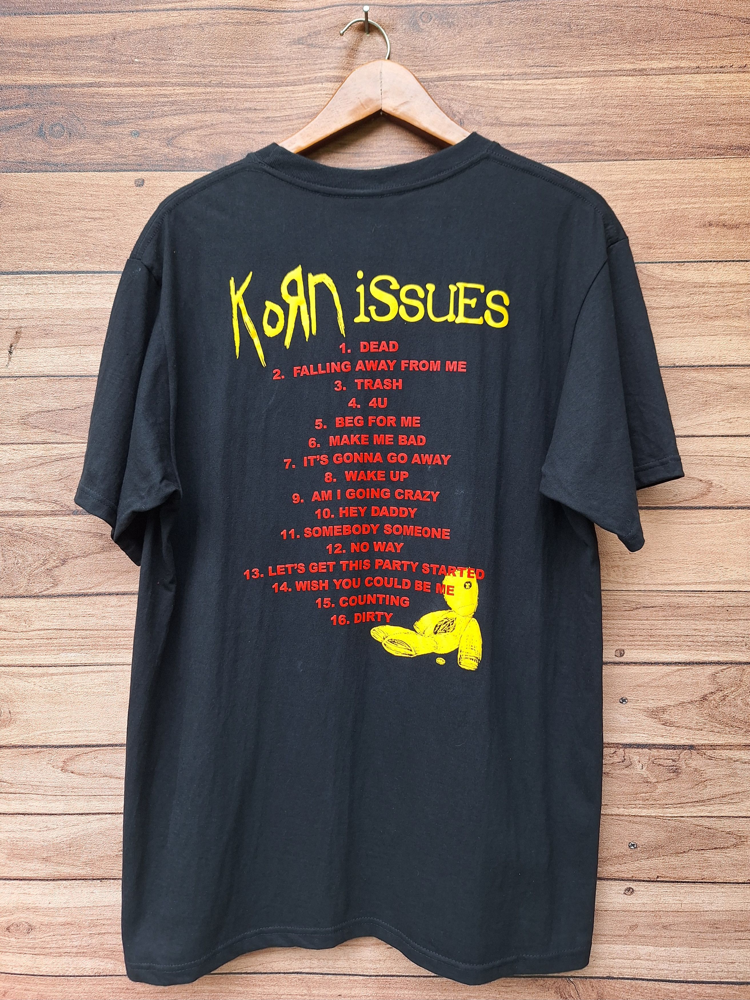 Band Tees Vintage Korn issues studio album 2004 not deftones oasis tee Size US XL / EU 56 / 4 - 2 Thumbnail