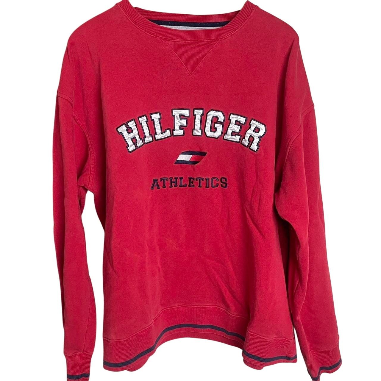 Tommy Hilfiger Vintage Y2k Tommy Hilfiger Athletics Crewneck Spellout Size US XL / EU 56 / 4 - 1 Thumbnail