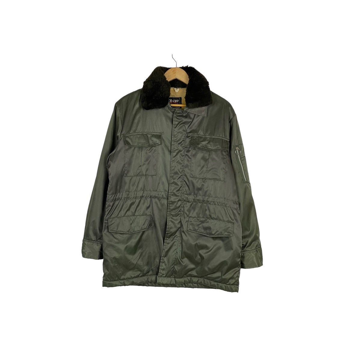 Japanese Brand Japanese Ex-Jet Faux Fur Tactical Jacket Size US M / EU 48-50 / 2 - 1 Thumbnail