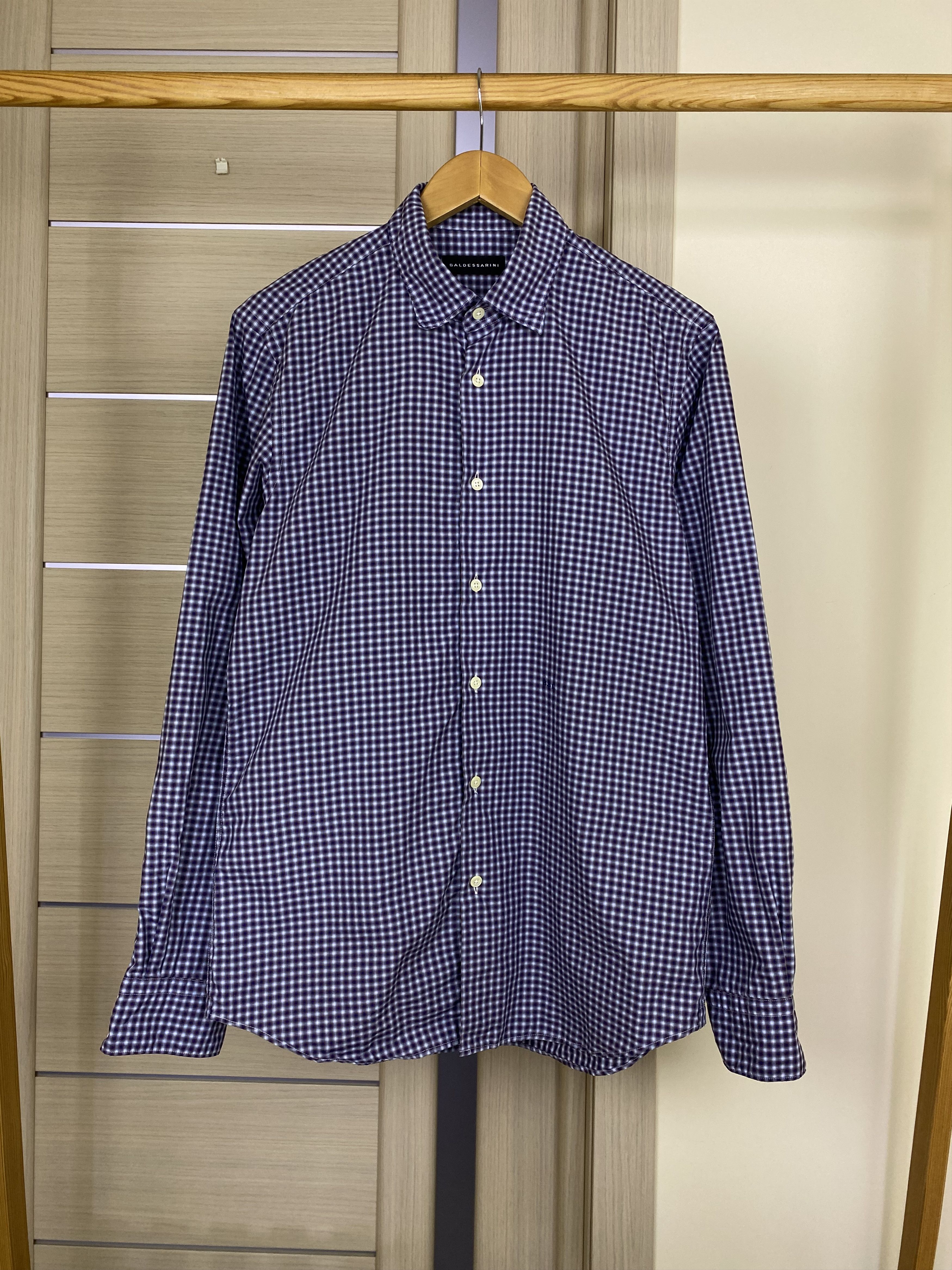 Baldessarini Baldessarini checkered stripped classic shirt Size US M / EU 48-50 / 2 - 2 Thumbnail