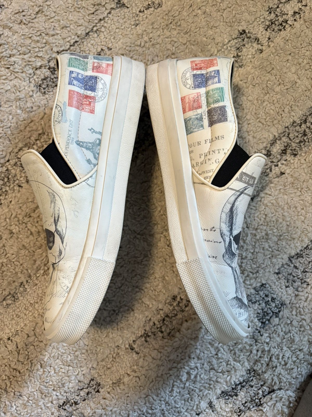 Alexander McQueen 2017 Alexander McQueen Letters from India sneakers Size US 8.5 / EU 41-42 - 3 Thumbnail