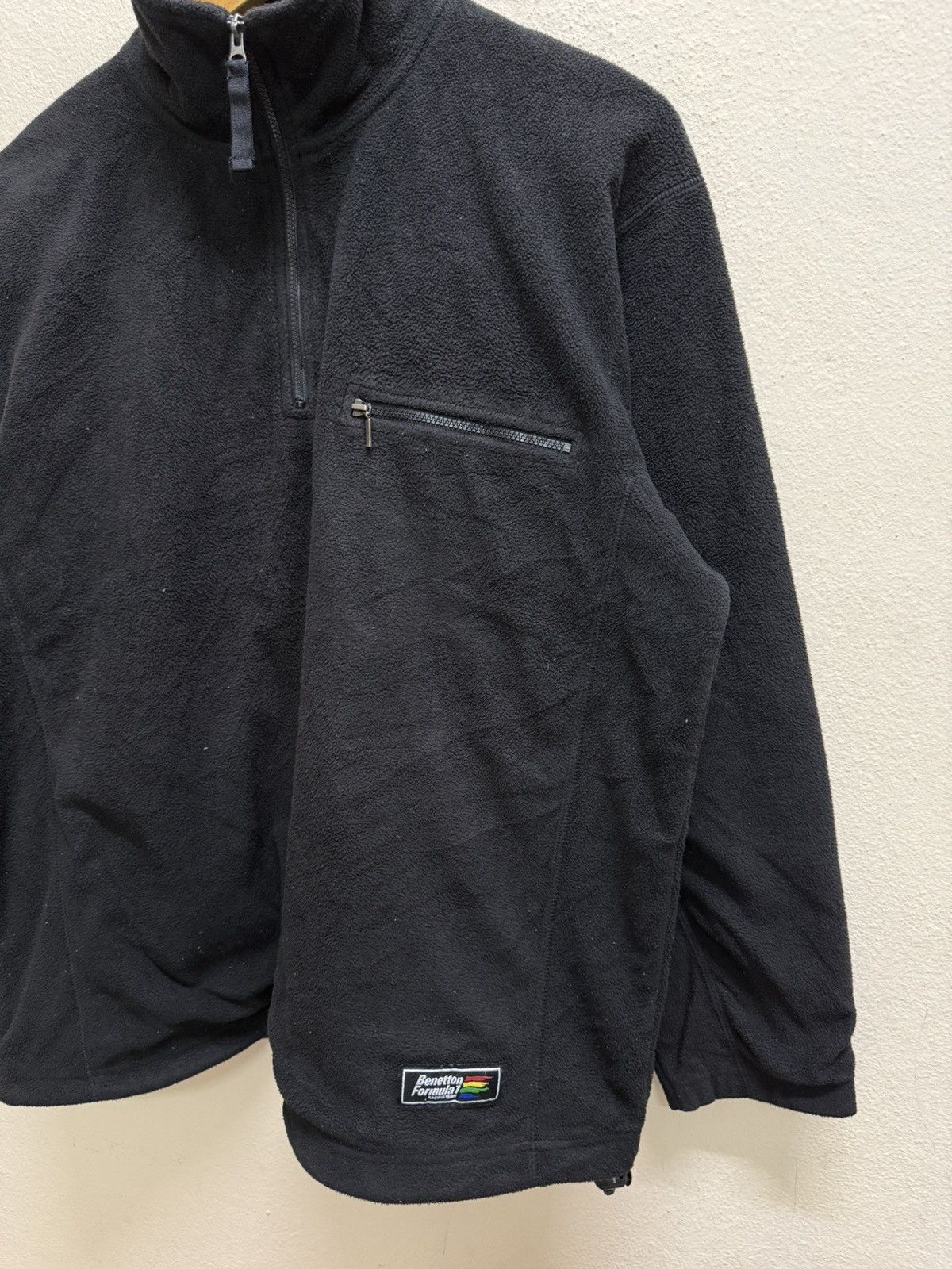 United Colors Of Benetton Benetton Formula 1 Racing Team Halfzipper Fleece Sweater Size US M / EU 48-50 / 2 - 17 Thumbnail