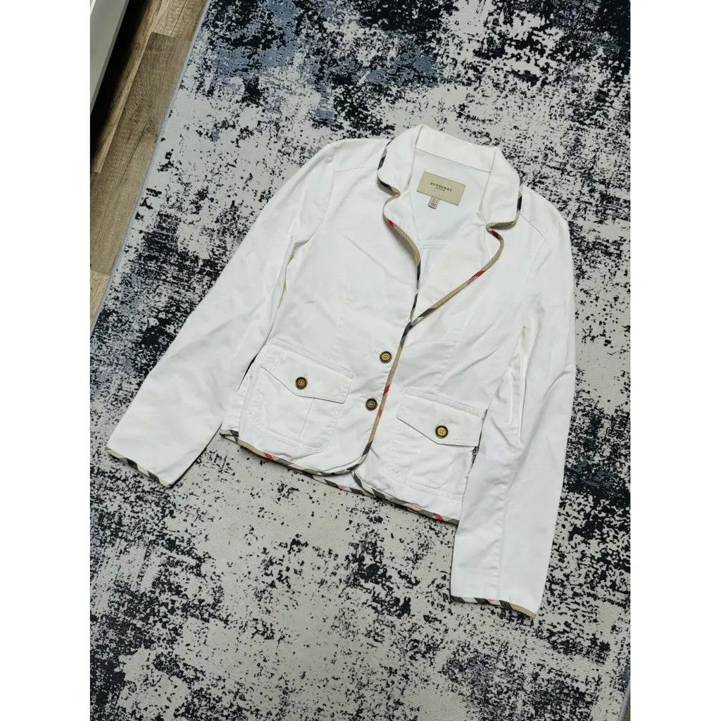 Burberry Burberry Suit Jacket with pattern Size: UK 8 Size S / US 4 / IT 40 - 2 Thumbnail