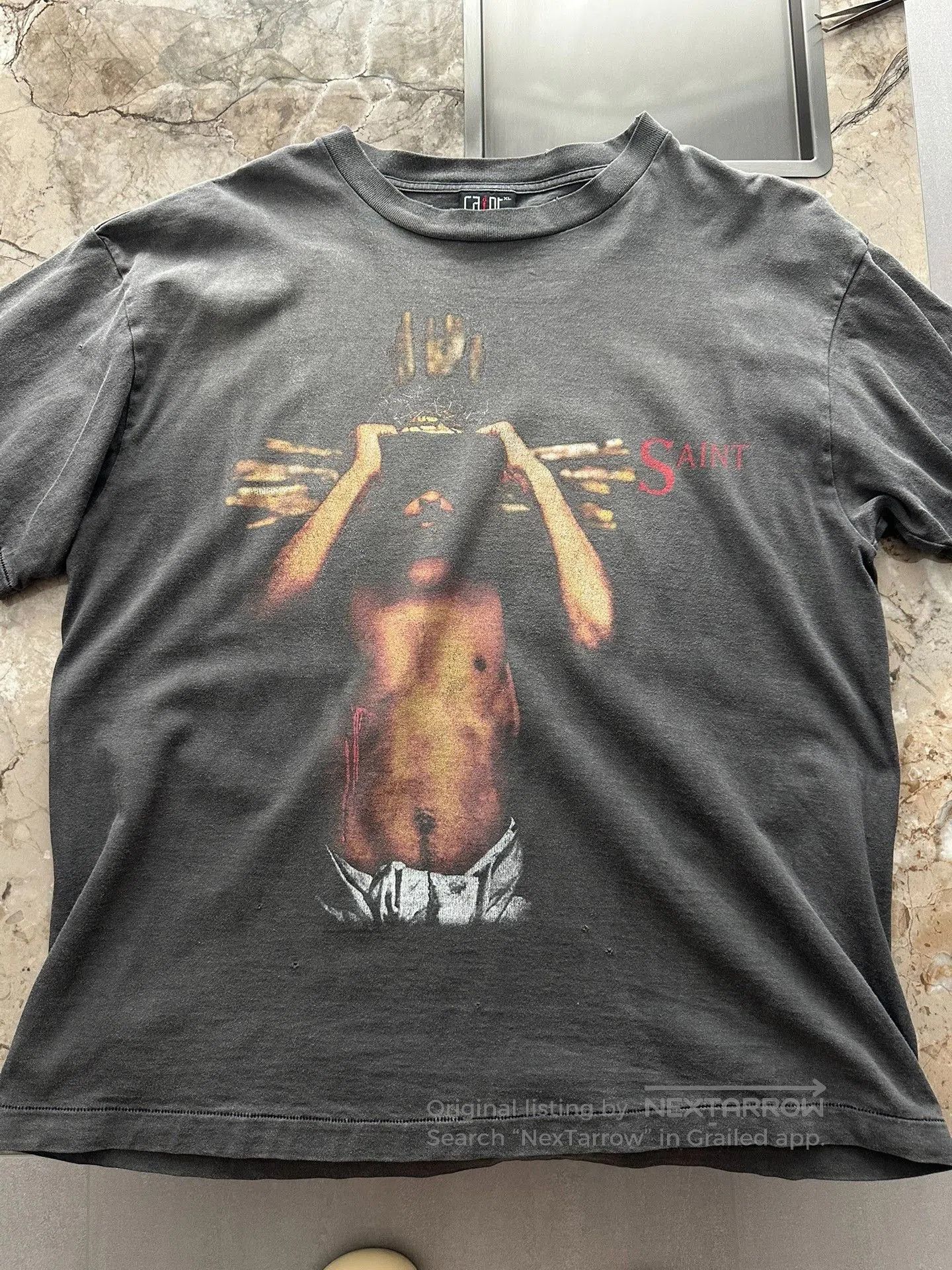 Saint Michael Saint Micheal 2Pac Retro XL Tee. Size US XL / EU 56 / 4 - 1 Thumbnail