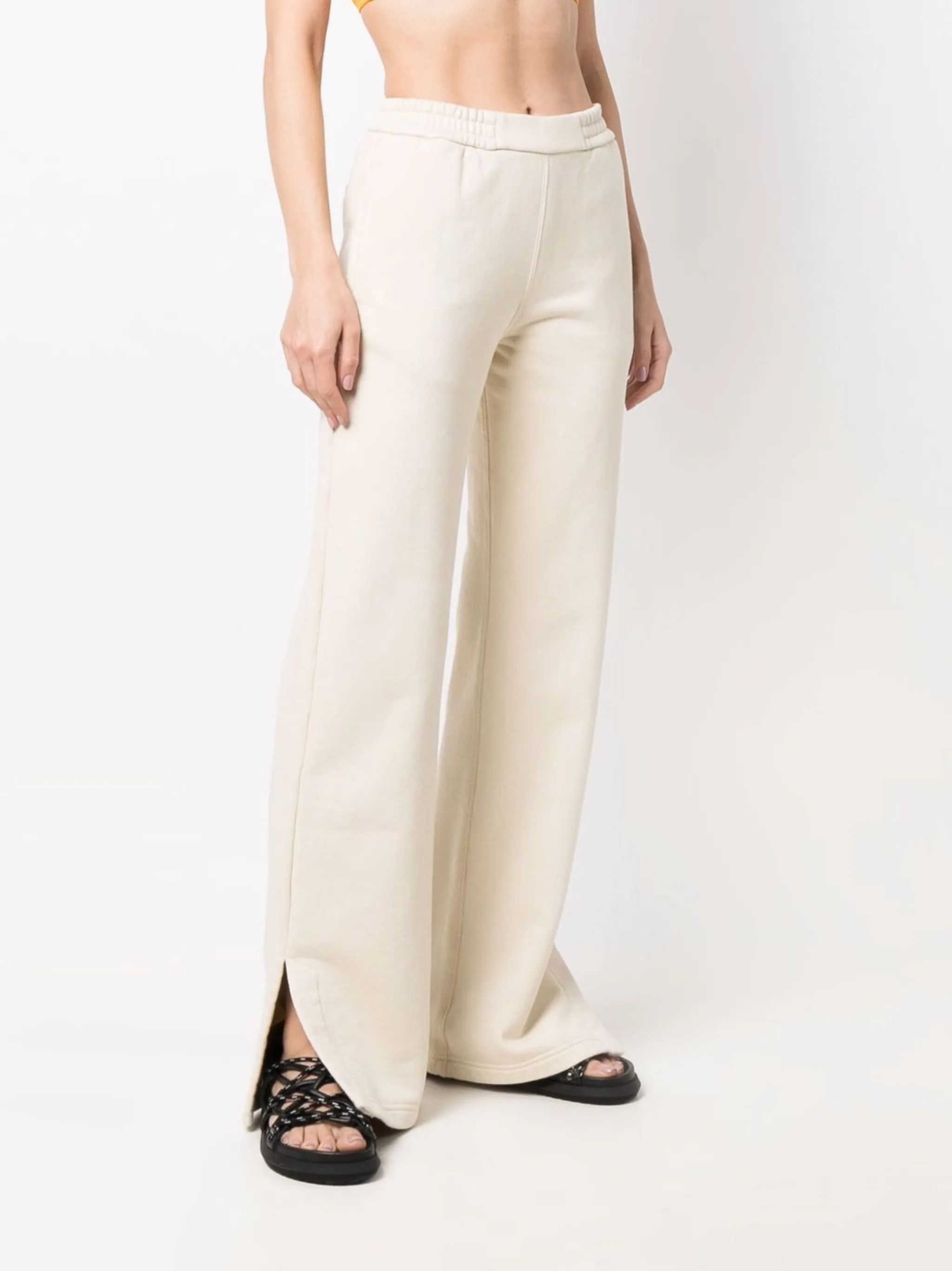 o1gr1nt0125 Diag Tapered Sweatpant in Off White