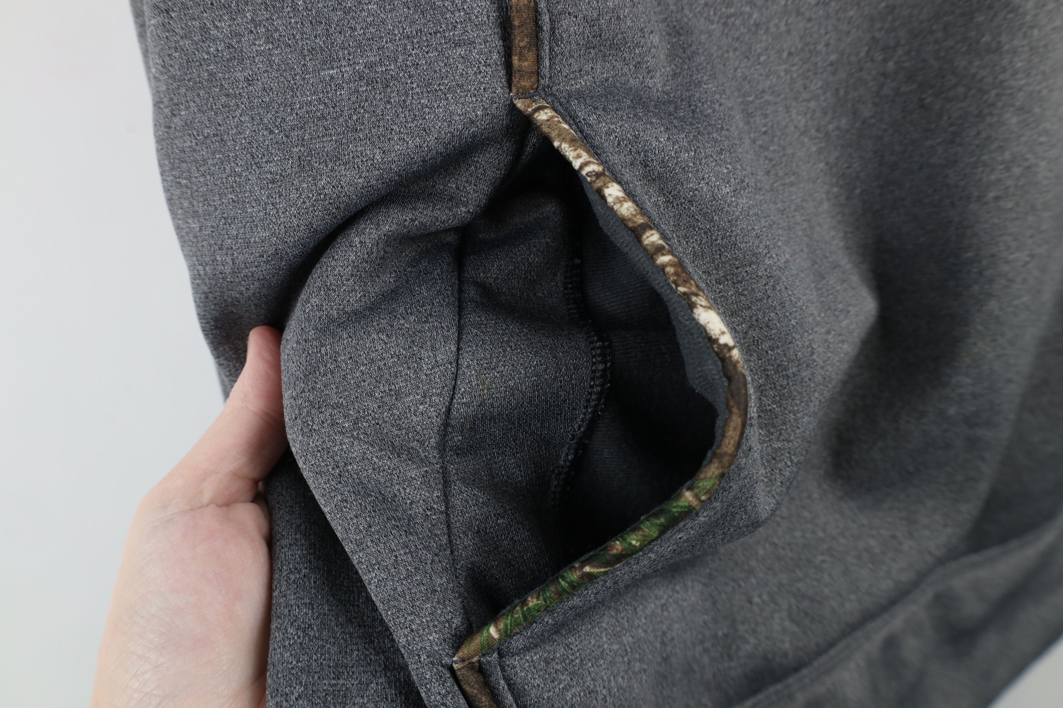 Under Armour × Vintage Under Armour Big Logo Camouflage Hoodie Sweatshirt Gray Size XL / US 12-14 / IT 48-50 - 7 Thumbnail